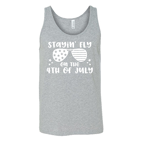 Stayin' Fly On The 4th Of July Shirt - Patriotic Unisex T-Shirt for Men & Women - Perfect for Independence Day Celebrations, BBQ Parties & Summer Festivals
