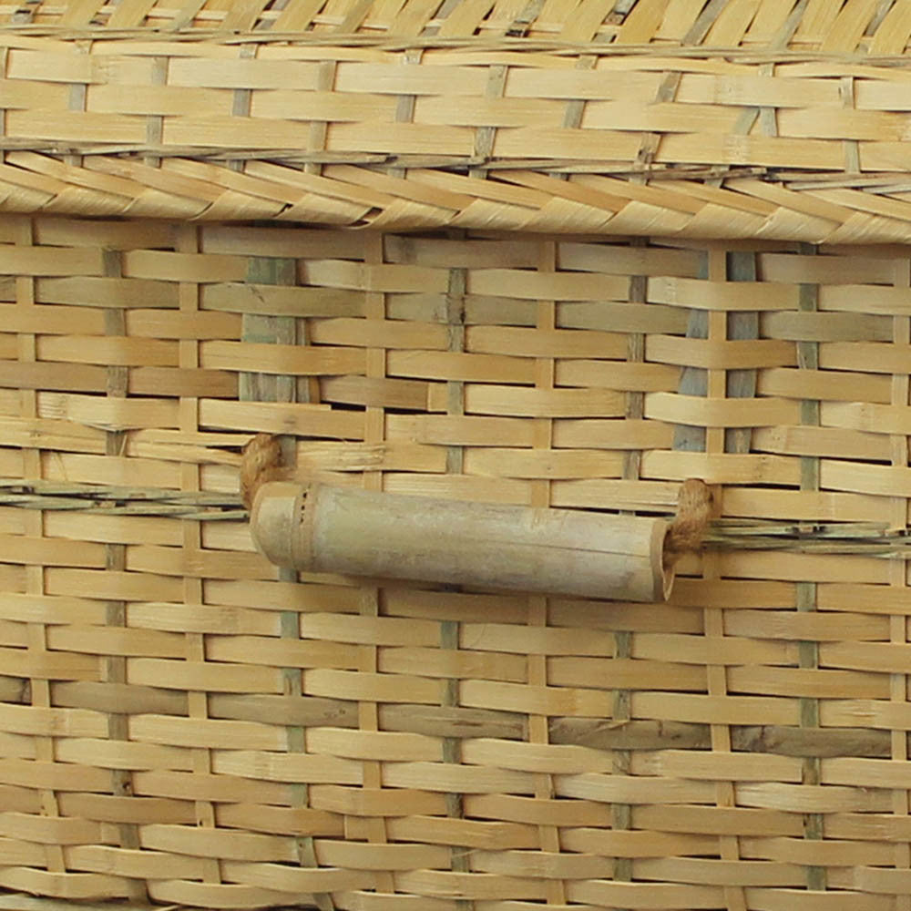 Eco-Friendly Biodegradable Bamboo Casket for Burial or Cremation | Sustainable & Natural Funeral Solution | Perfect for Green Burials, Memorials, and Eco-Conscious Ceremonies