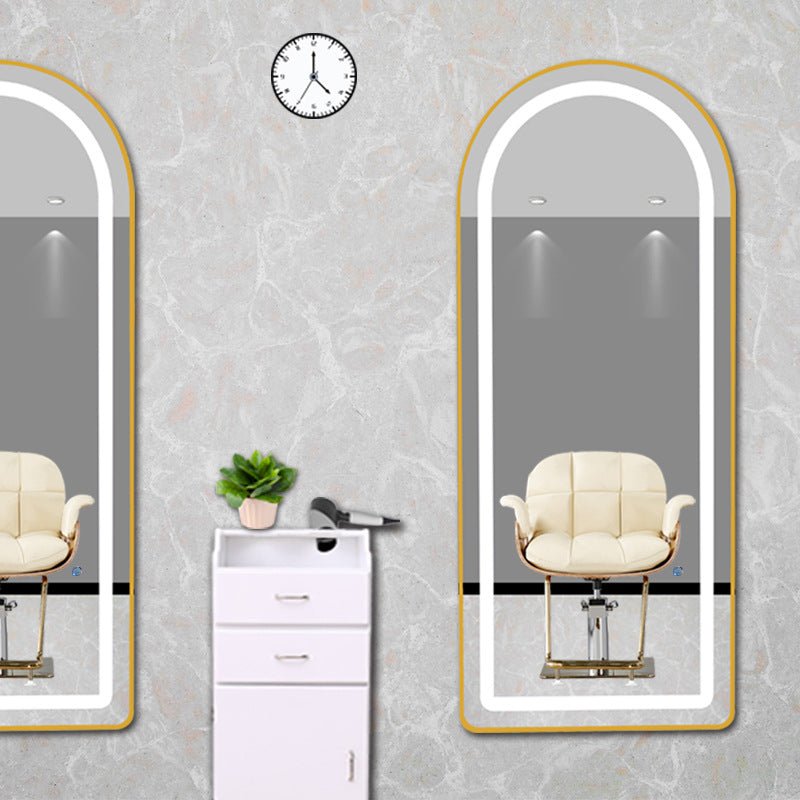 Collins Arch LED Salon Mirror - Professional Vanity Mirror with Adjustable Brightness for Makeup & Hairstyling | Perfect for Home, Salon, and Photography Studios (Fragile, Pick Up Only)