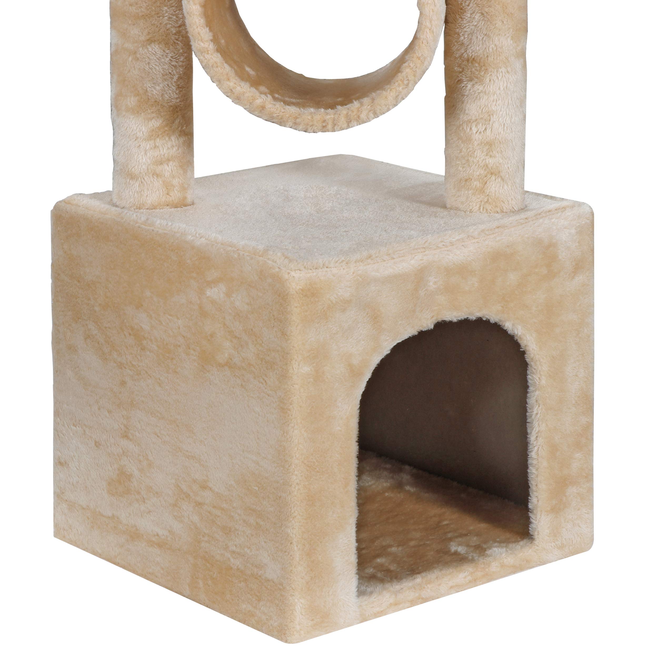 Nova Microdermabrasion Cat Tree for Indoor Cats - 36 Inch Tall Cat Tower with Scratching Posts & Ultra Soft Plush Covering - Durable Cat Condo Furniture for Kittens & Adult Cats - Perfect for Play, Rest & Climbing in Home or Office