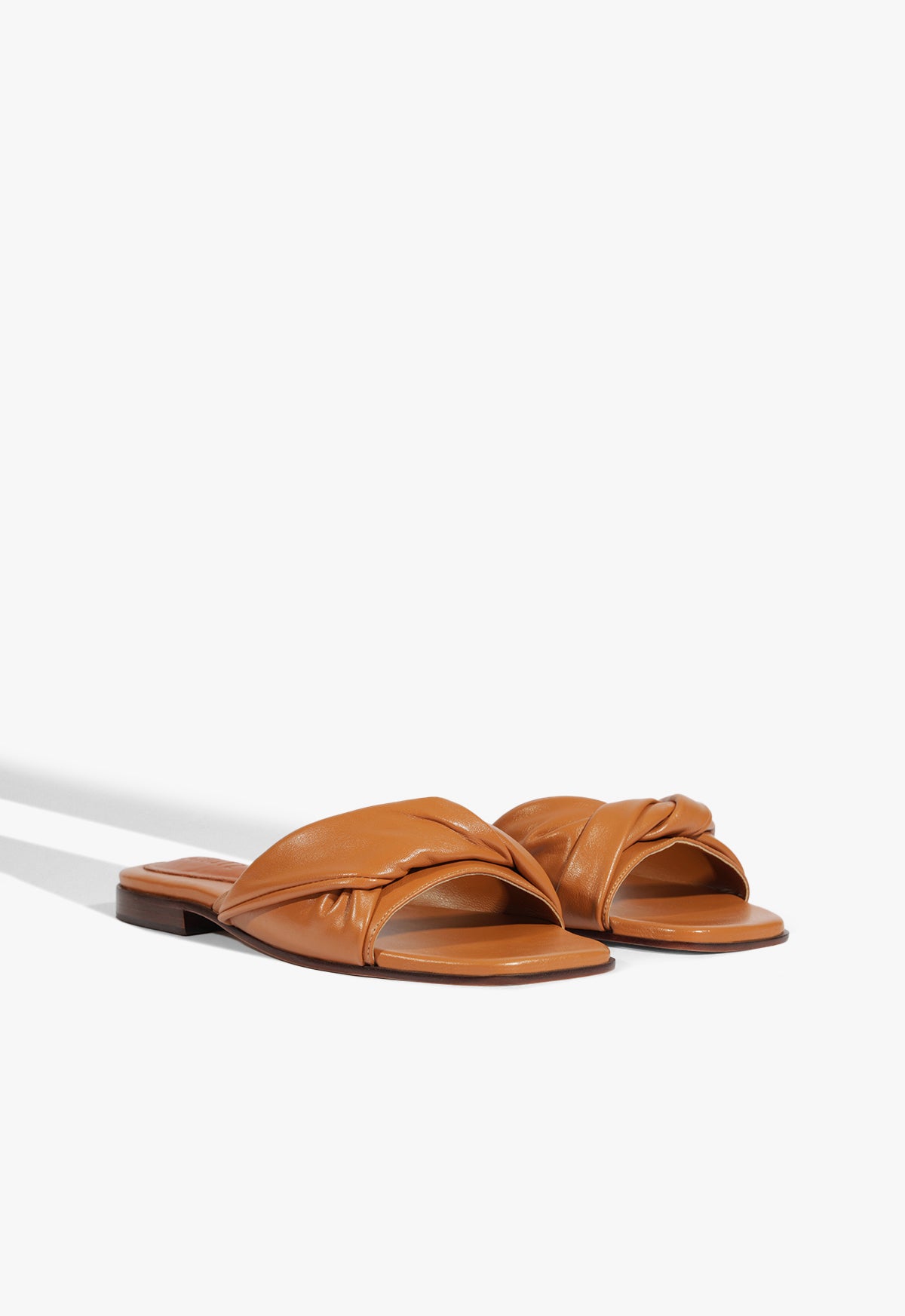 Lori Women's Brown Leather Flat Sandals - Comfortable Casual Summer Shoes for Beach, Walking & Everyday Wear