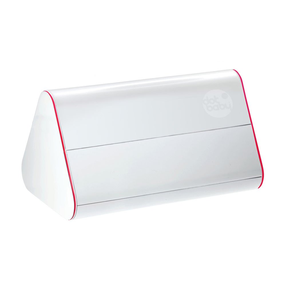 DotBaby Dot.Box 2-in-1 Baby Wipes Dispenser & Storage Organizer | Portable Diaper Wipes Container for Nursery, Diaper Bag & On-the-Go (Pink/Red)