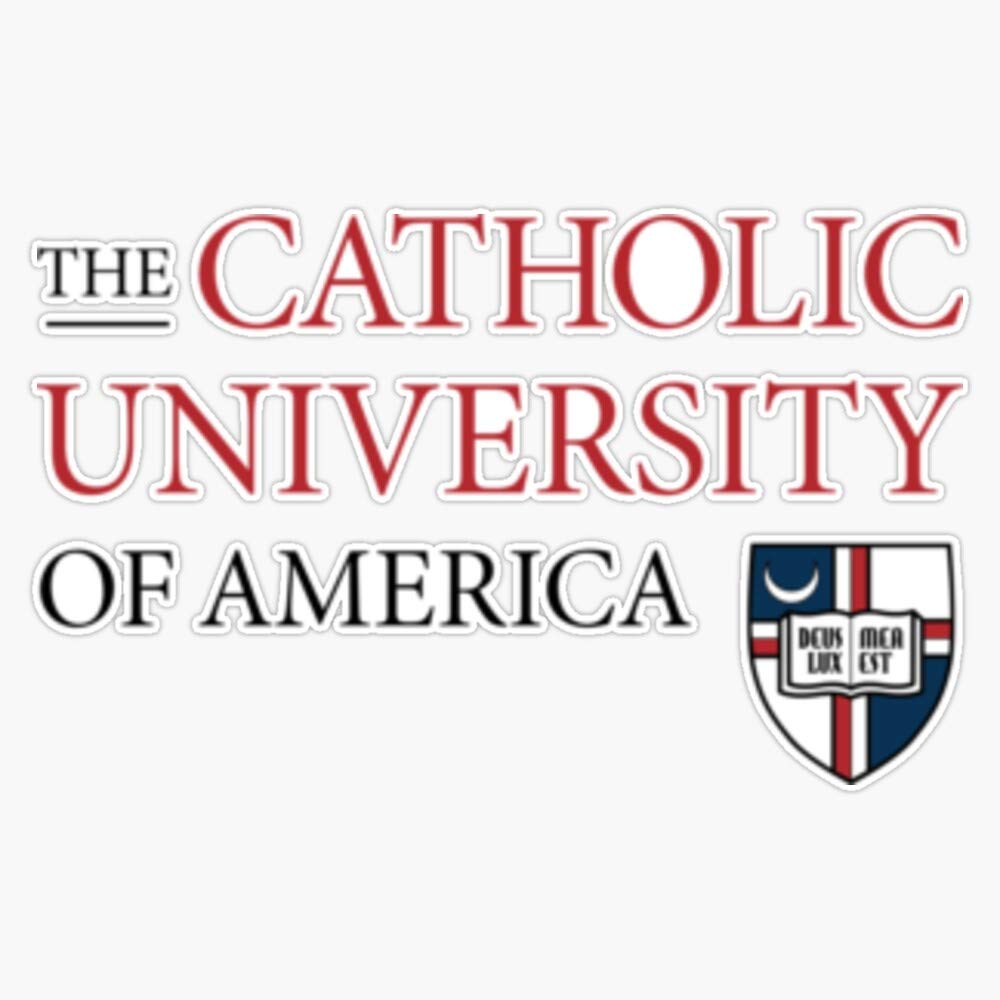 Catholic University of America Decal Vinyl Bumper Sticker 5 Inch - Waterproof Car Decals for Windows, Laptops, and College Spirit Accessories