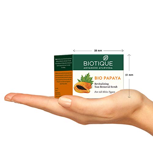 Biotique Bio White Advanced Fairness Face Wash 200ml & Bio Papaya Revitalizing Tan Removal Scrub 75g - Brightening & Exfoliating Skincare Set for Glowing Complexion | Perfect for Daily Cleansing & Weekly Exfoliation Routine
