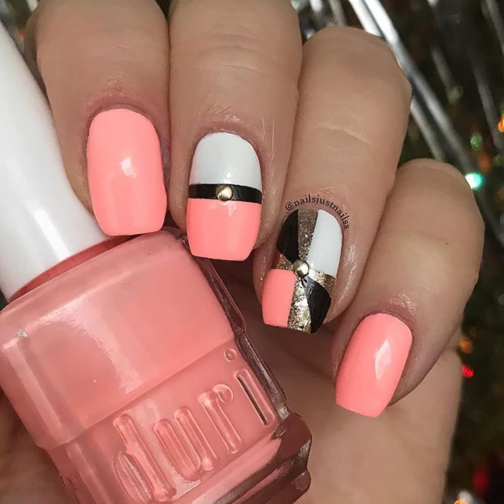Duri Nail Polish 599 Call Me Maybe - Coral Pastel for Summer Nails