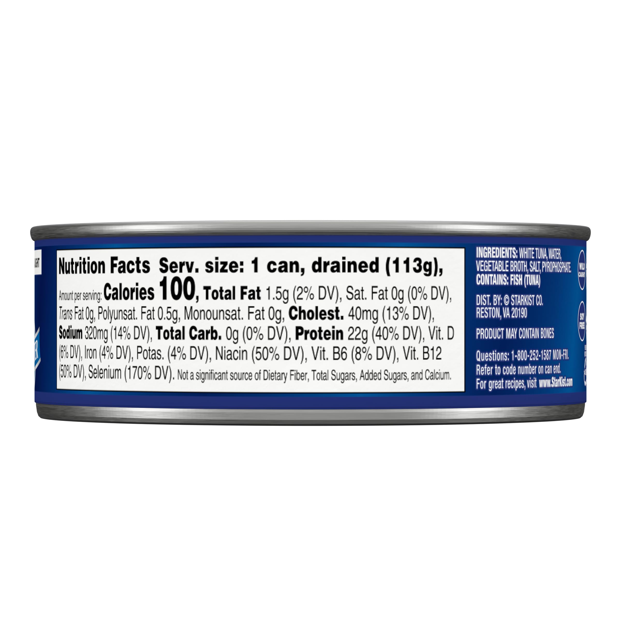 StarKist Chunk White Albacore Tuna in Water - 5 oz Cans (Pack of 12) | Wild Caught, High Protein, Low Mercury | Perfect for Salads, Sandwiches & Meal Prep