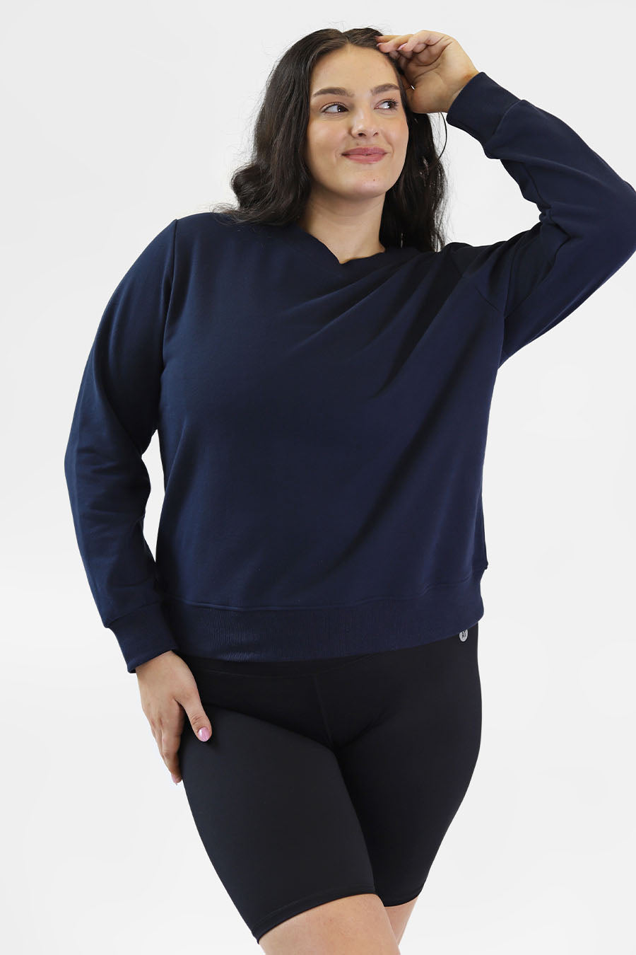 Classic Lightweight Sweater for Women & Men - Soft Comfortable Pullover - Navy Blue - Perfect for Casual Wear, Office & Fall Outfits