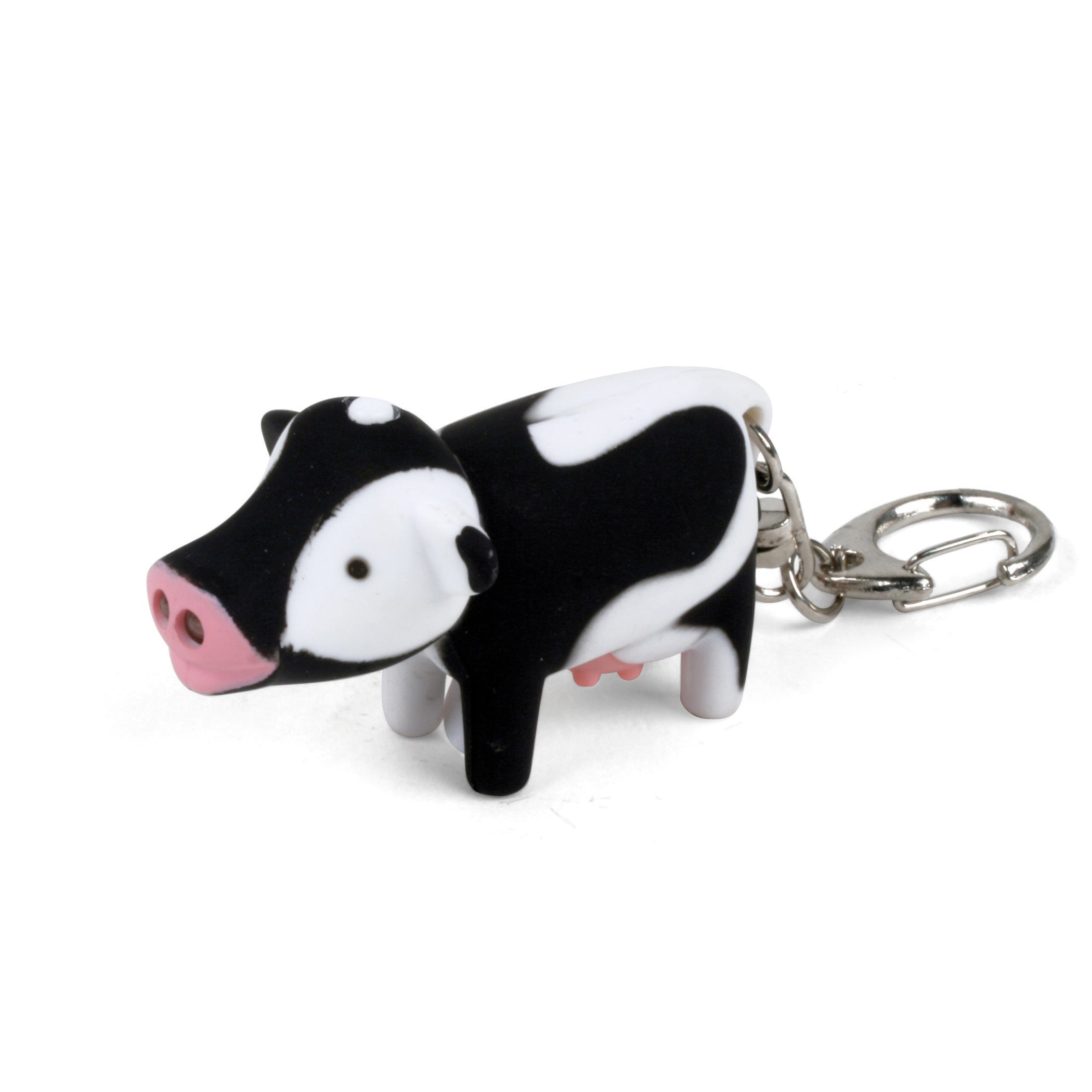 Cow LED & Sound Keychain - Fun Light Up and Musical Keyring for Kids, Gifts, and Parties | Perfect for Nighttime Safety, Birthday Presents, and Car Keys