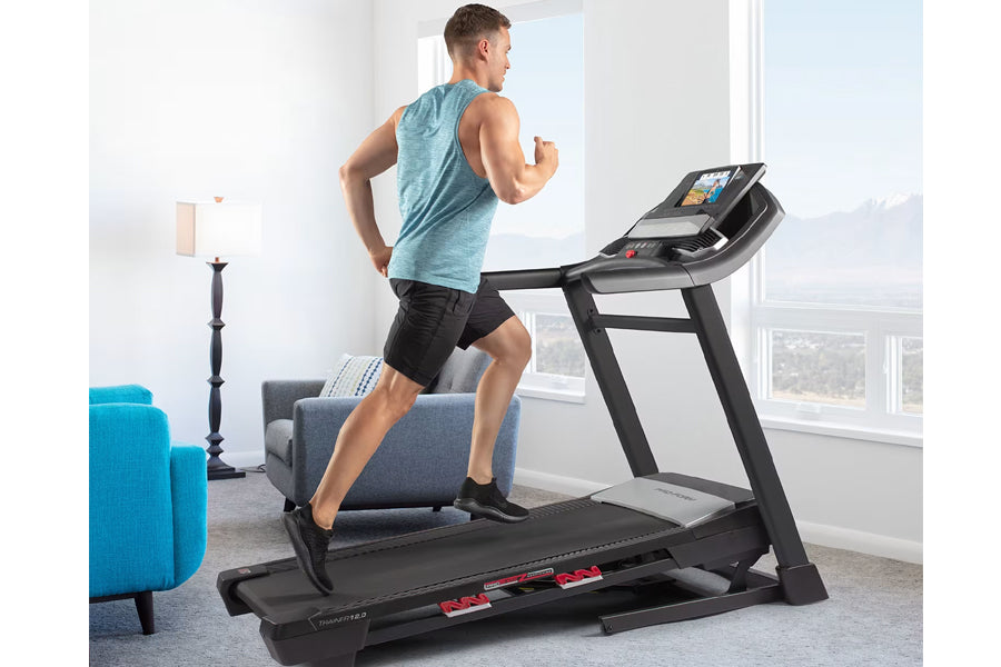 ProForm Trainer 12.0 Treadmill - Foldable Home Gym Equipment for Running & Walking - Perfect for Small Spaces & Home Workouts