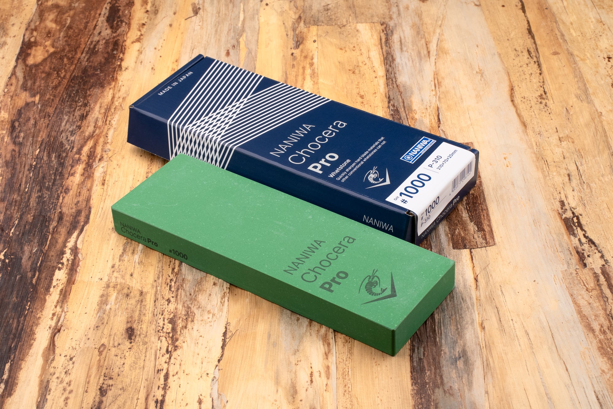 Naniwa Chocera Pro 1000 Grit Sharpening Stone - Professional Whetstone for Knives, Tools & Razors - Perfect for Home Kitchen, Workshop & Outdoor Use