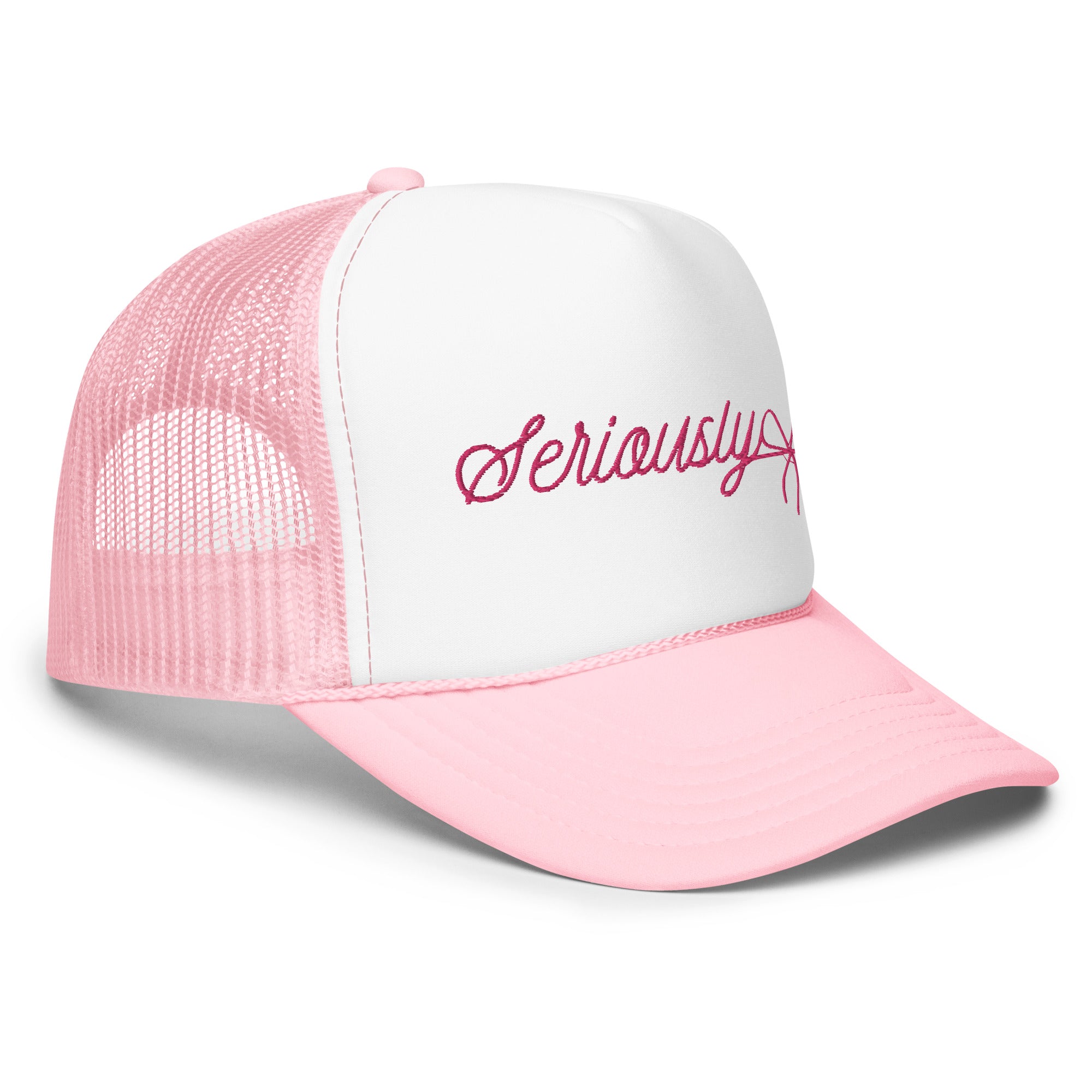 Seriously Trucker Hat - Adjustable Snapback Cap for Men & Women - Perfect for Outdoor Activities, Sports, and Casual Wear