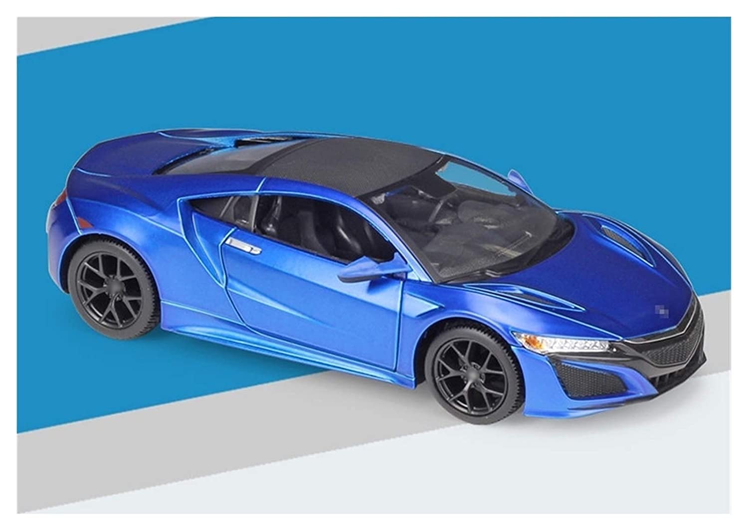 1:24 Scale Diecast Alloy Acura NSX 2018 Model Car - Blue Collectible Toy for Adults, Perfect for Display, Gifts, and Car Enthusiast Collections