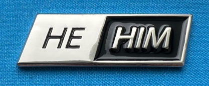 Diversity Pronoun Pins - LGBTQ+ Ally Buttons for Pride, Work & School - Inclusive Gender Identity Badges for Backpacks, Lanyards & Jackets