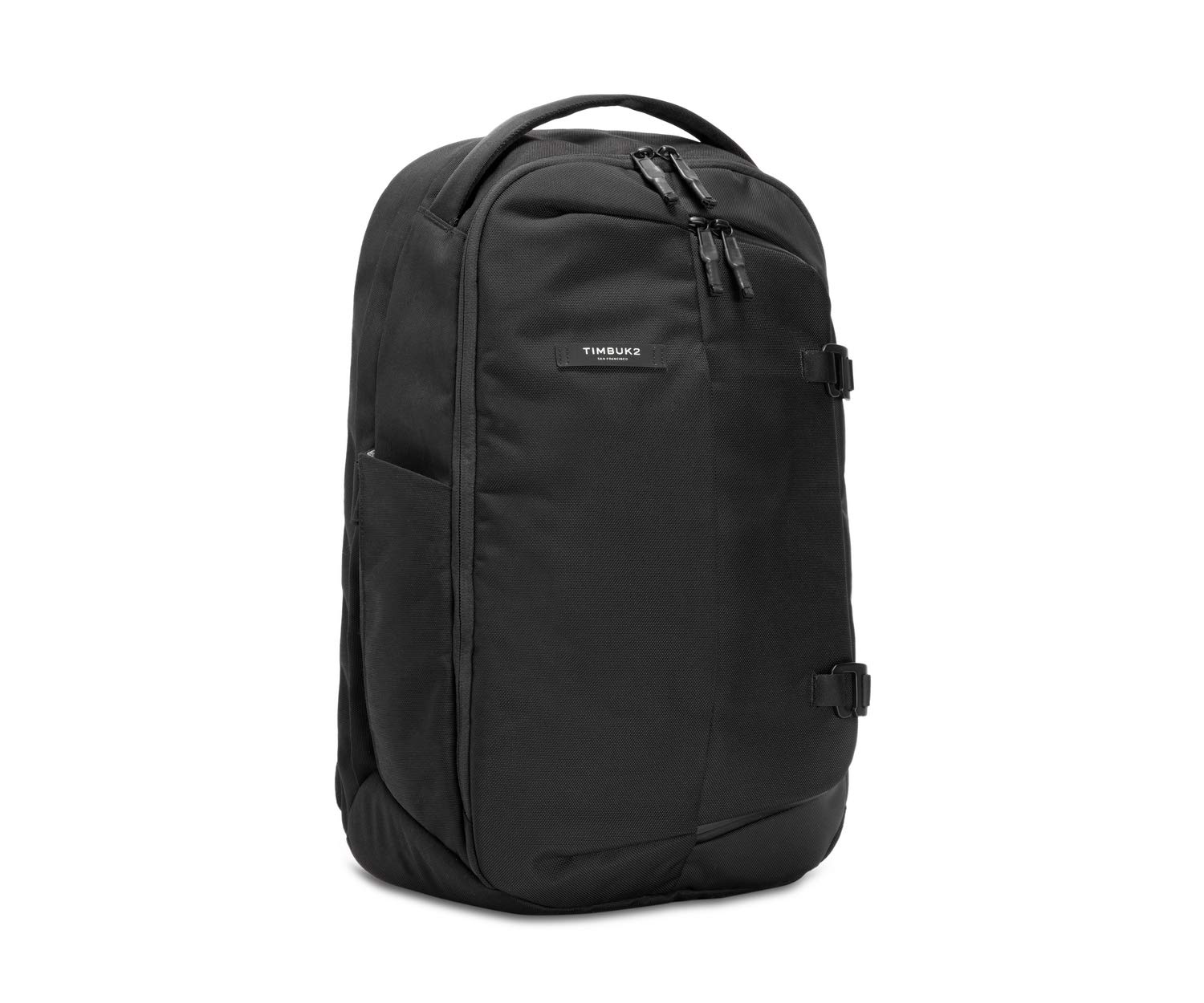 Timbuk2 Never Check Expandable Backpack - Waterproof Travel Backpack for Men & Women, 26L Carry-On Laptop Backpack with USB Charging Port | Perfect for Business Travel, Commuting & Outdoor Adventures (Jet Black)