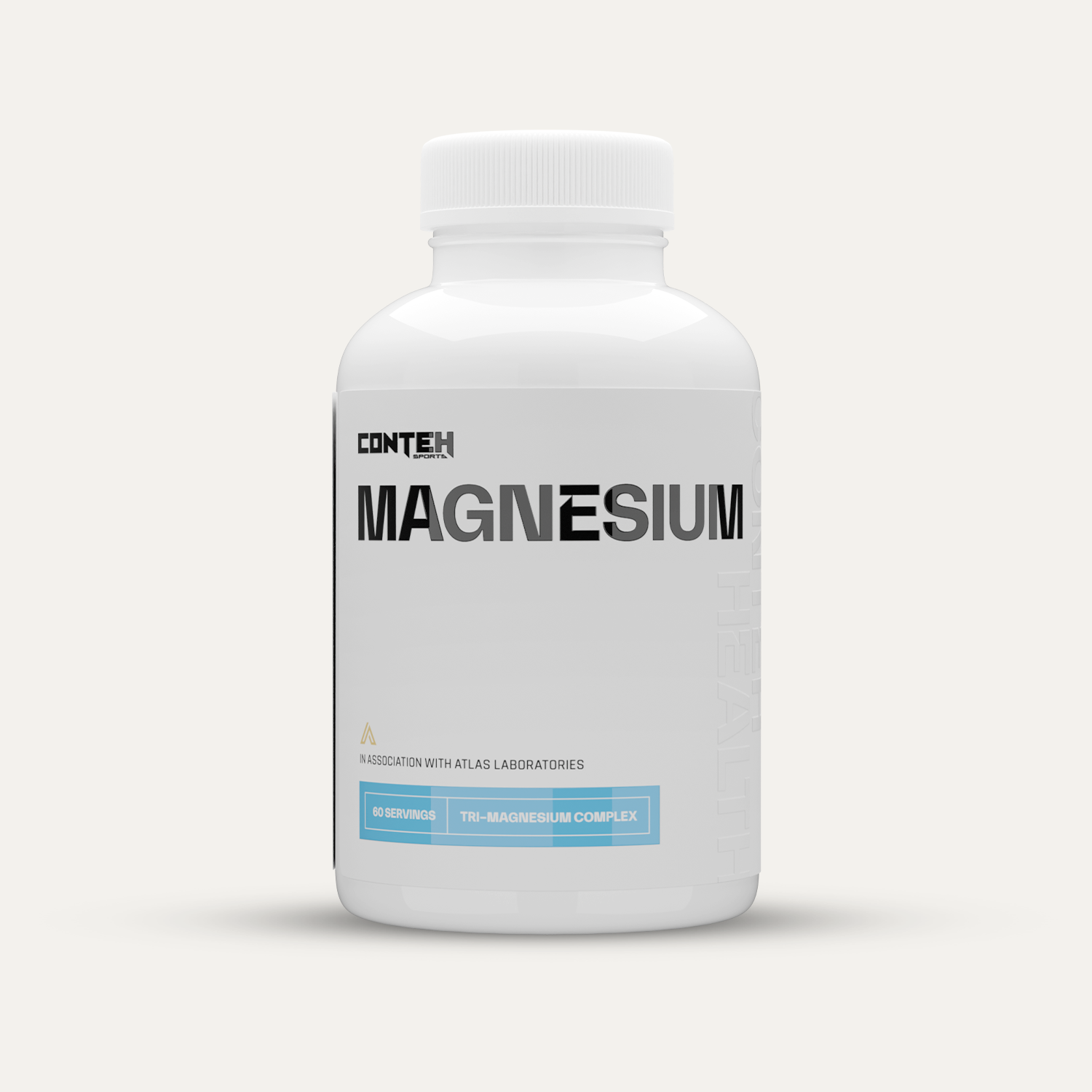 Conteh Sports High Potency Magnesium Supplement - 120 Capsules for Muscle Recovery, Sleep Support & Stress Relief | Vegan, Non-GMO | Ideal for Athletes & Active Lifestyles