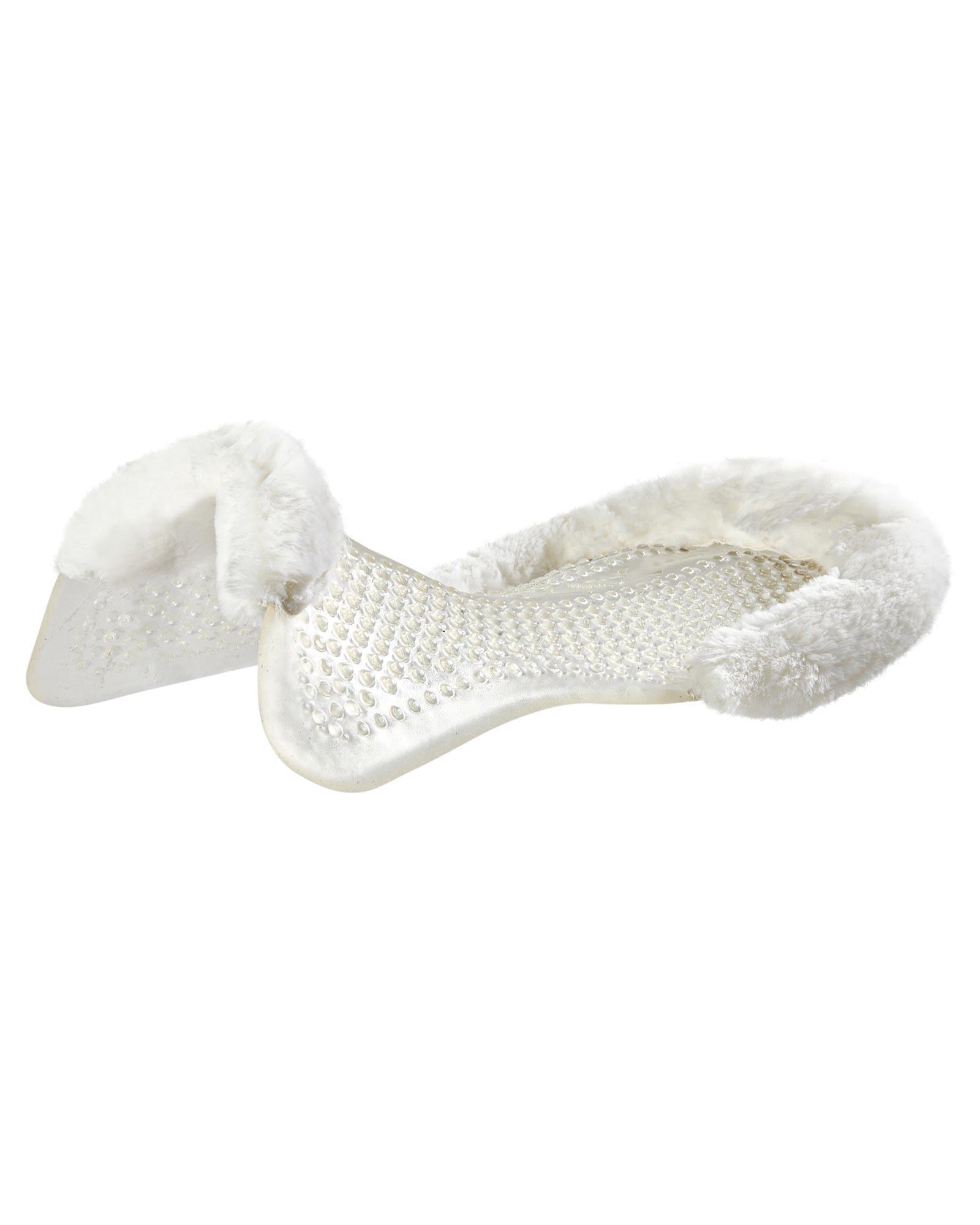 Acavallo Cut Out Sheep Massage Gel Pad - Horse Saddle Pad for Comfort & Pain Relief - Perfect for Riding, Training & Equine Therapy