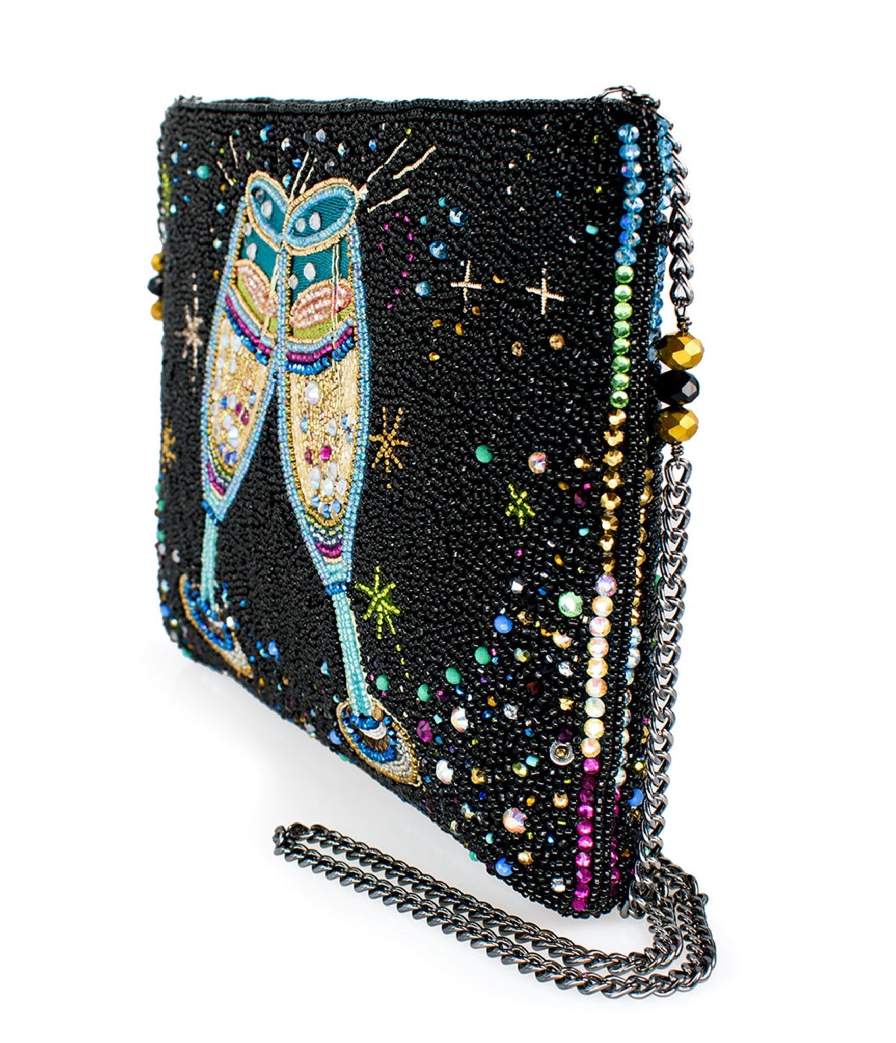Mary Frances Cheers To That Crossbody Handbag - Stylish Women's Leather Purse for Everyday Use, Parties & Travel | Fashion Accessory Gift