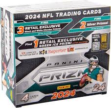 2024 Panini Prizm Football Trading Cards - Complete Retail Box Set | Collectible NFL Player Cards for Sports Fans & Memorabilia Enthusiasts | Perfect for Trading, Collecting, and Displaying in Your Sports Room