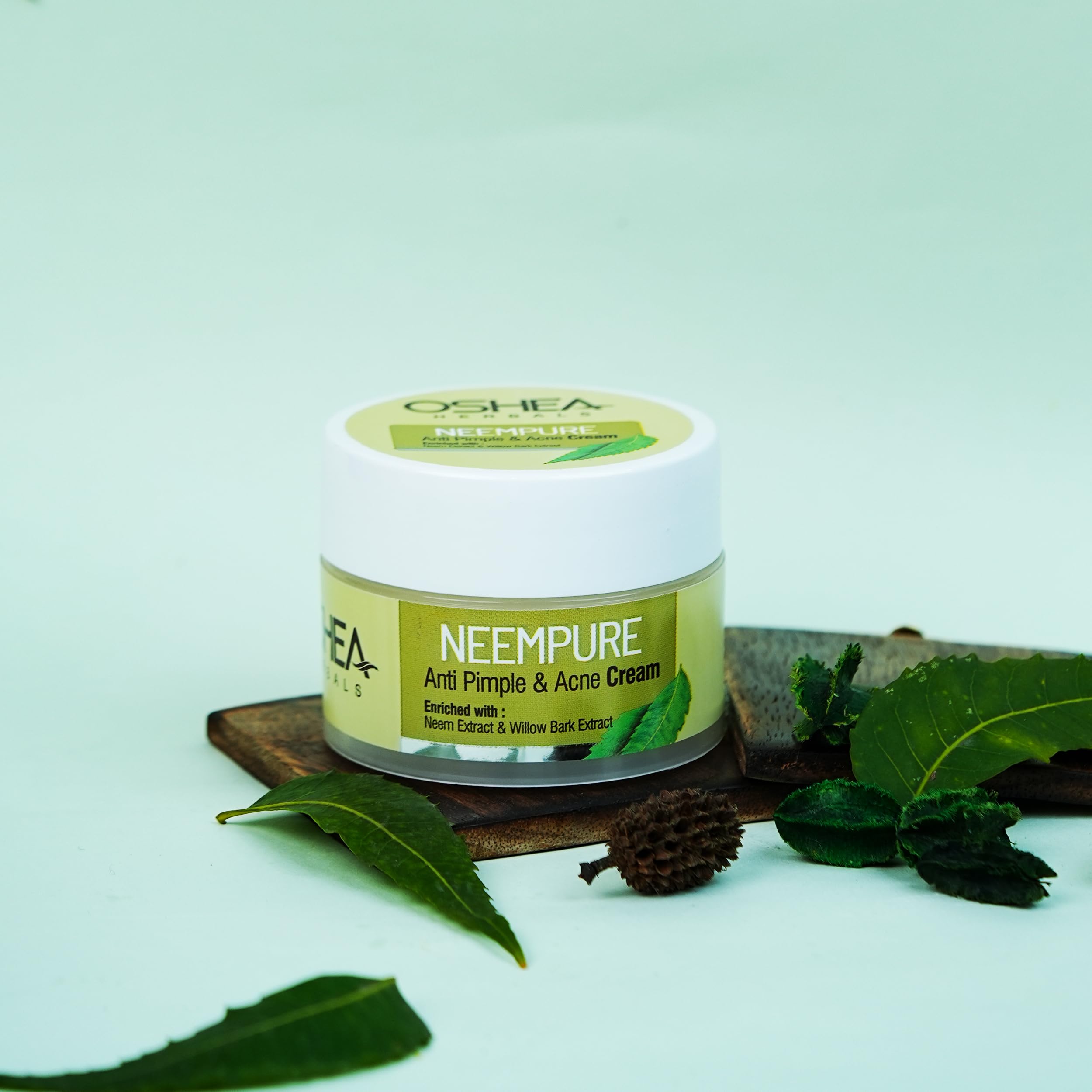 Oshea Herbals Neempure Anti Pimple & Acne Face Cream for All Skin Types | Oil Control, Skin Softening & Smoothing, PH Balance | 50g | Perfect for Daily Skincare Routine & Acne Treatment
