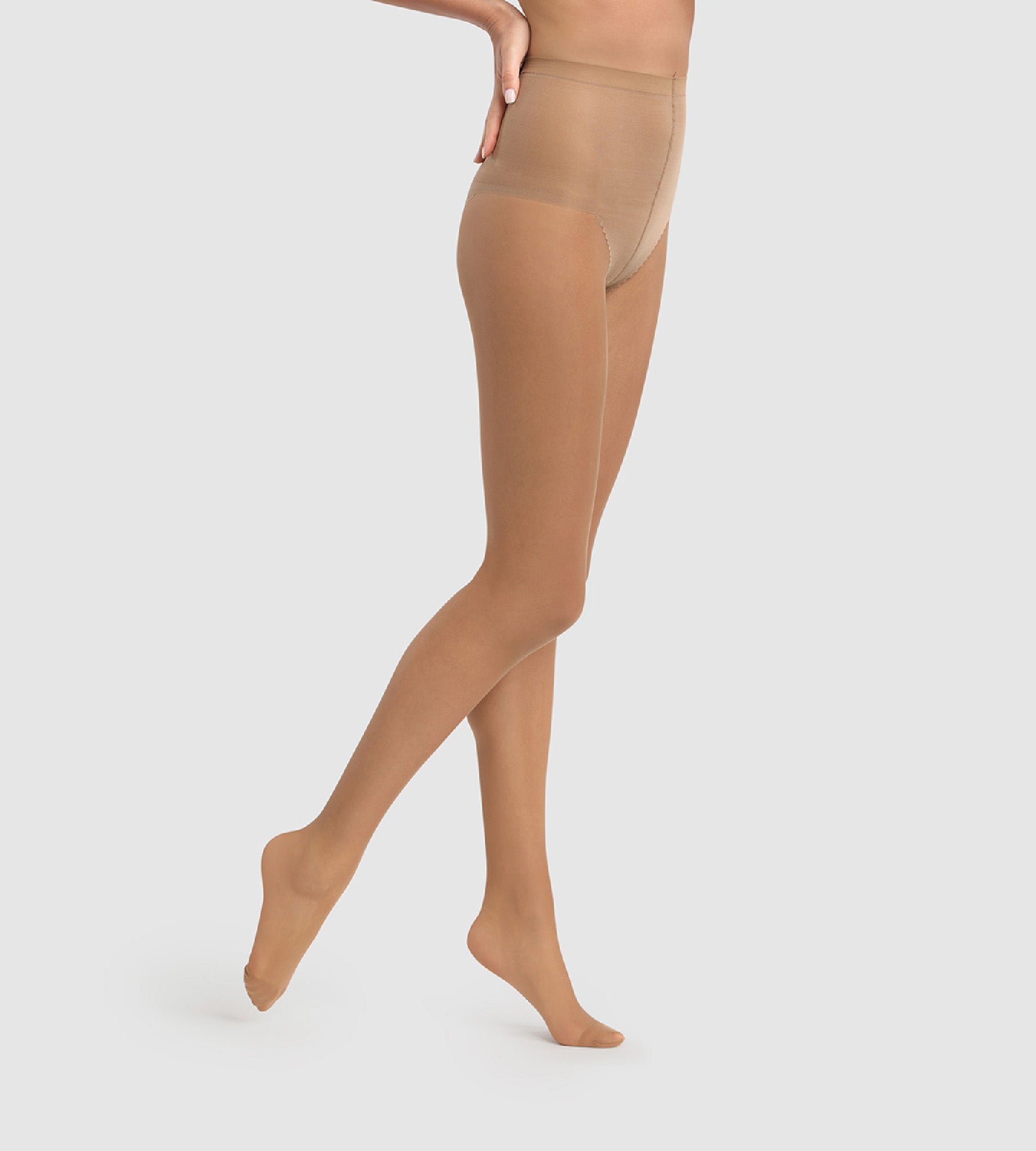 Slimming Tummy Control 15 Denier Gazelle Sheer Tights - Perfect for Work, Yoga & Everyday Comfort