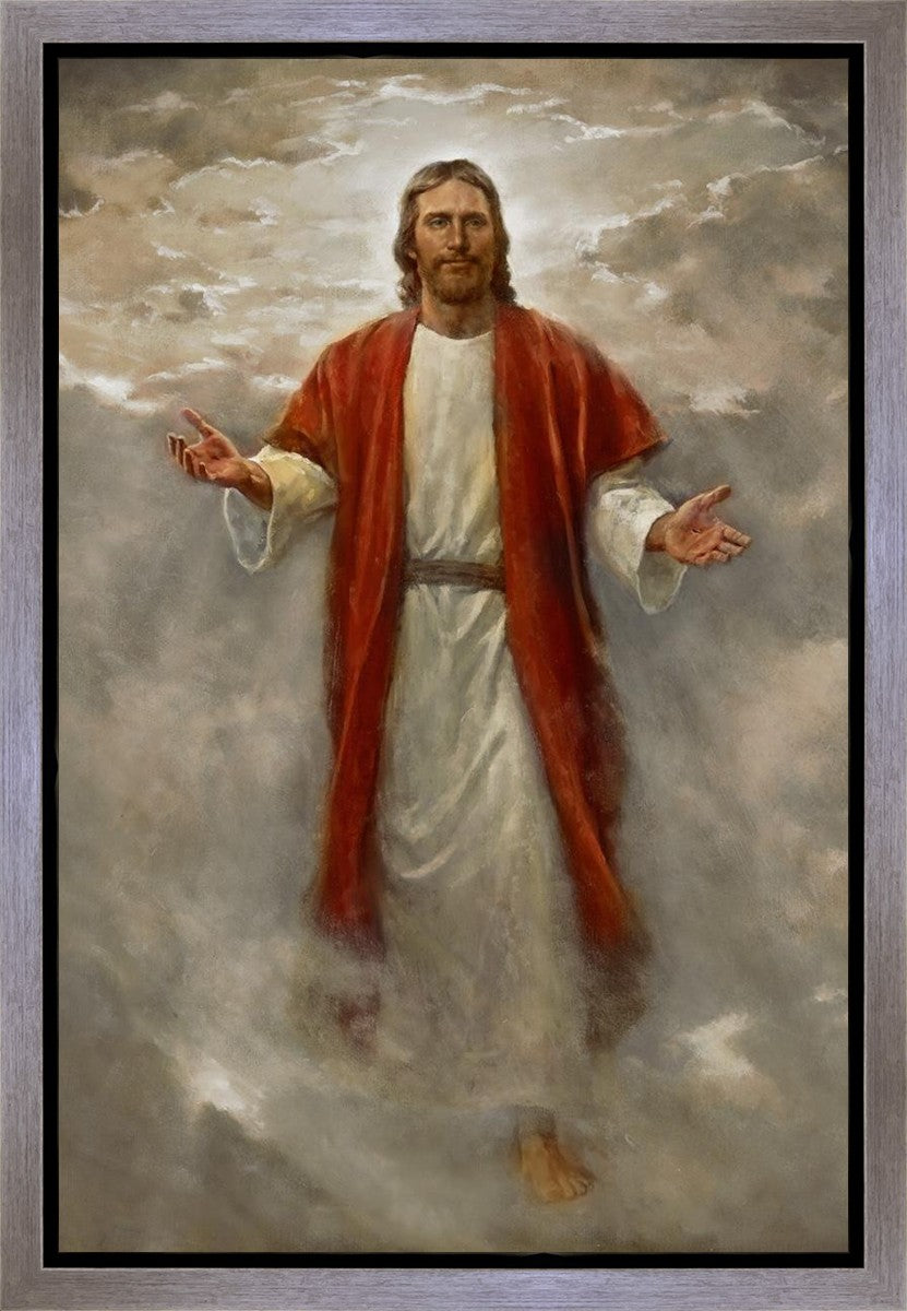 In His Glory Gallery Wrap Canvas - Religious Wall Art for Home & Church Decor - Perfect for Living Room, Bedroom, and Worship Spaces