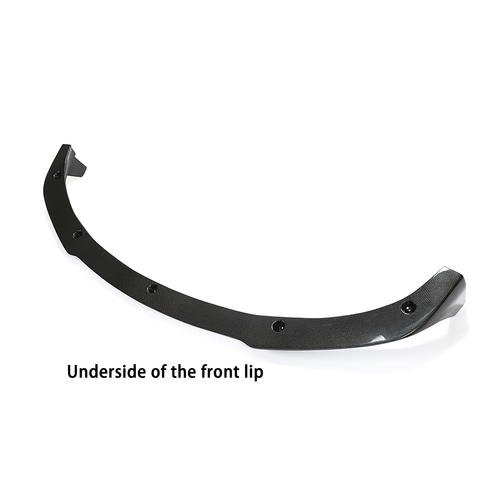 Premium Real Carbon Fiber V-Style Aero Front Lip Spoiler for Tesla Model 3 (2017-2023) - Enhance Style & Aerodynamics for Street & Track Performance