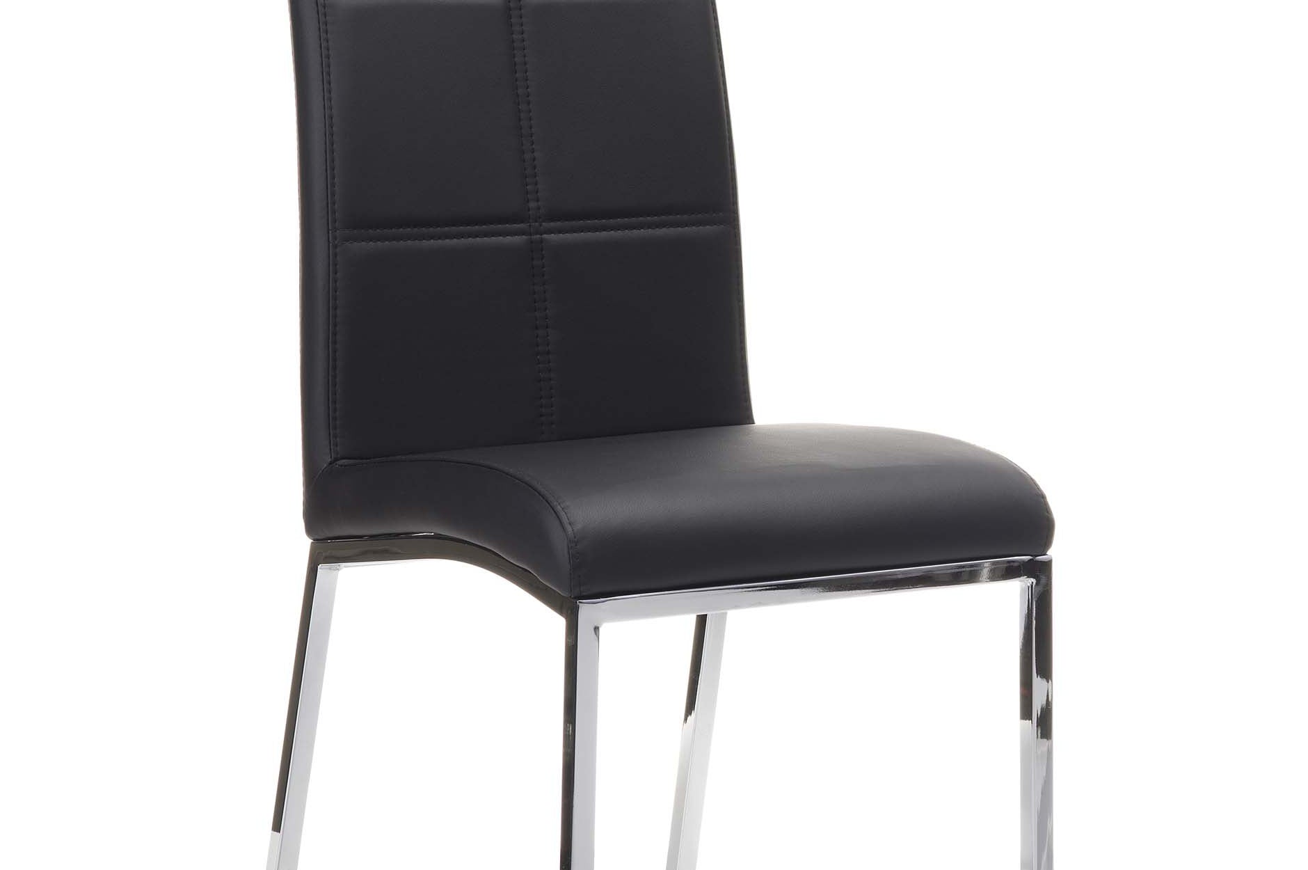 Baxter 5-Piece Dining Set with Black Chairs - Modern Kitchen & Dining Room Table Set for Family Meals & Entertaining