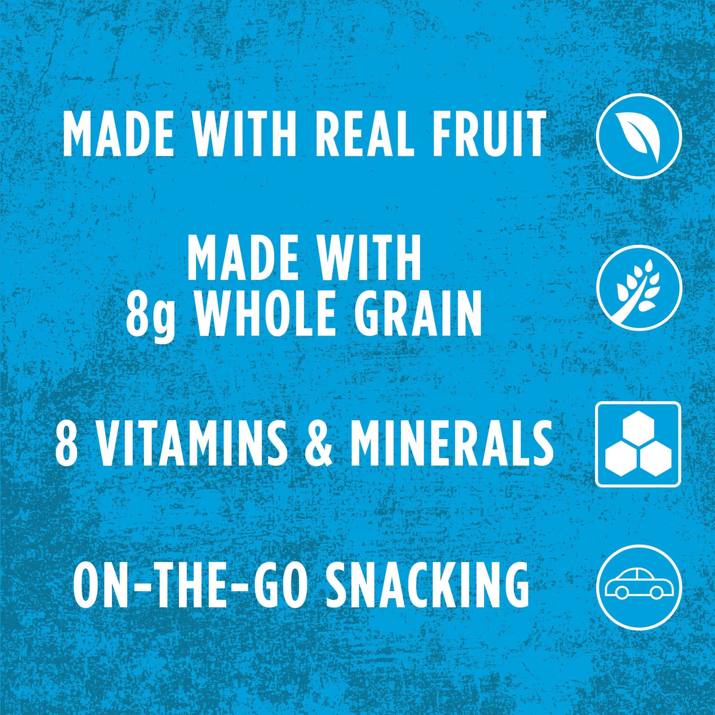 Nutri-Grain Bites Soft Baked Mini Bars - Healthy Whole Grain Strawberry Snacks for Kids - 6.5oz Box (5 Pouches) - Perfect for School Lunches, After-School Treats & On-the-Go Snacking