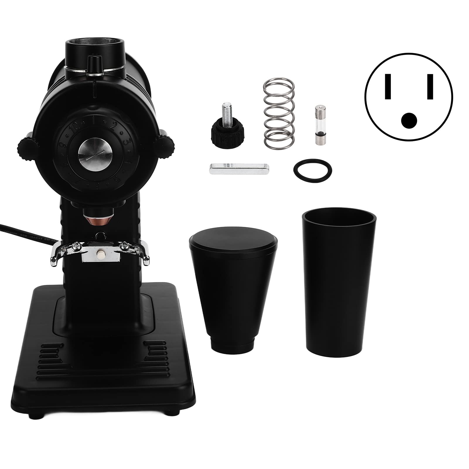 200W 2500rpm Electric Coffee Grinder - Stainless Steel Blade, Black - Perfect for Home Kitchen, Espresso, French Press, Cold Brew & Turkish Coffee - Fast & Quiet Coffee Bean Grinder for Fresh Ground Coffee Daily Use