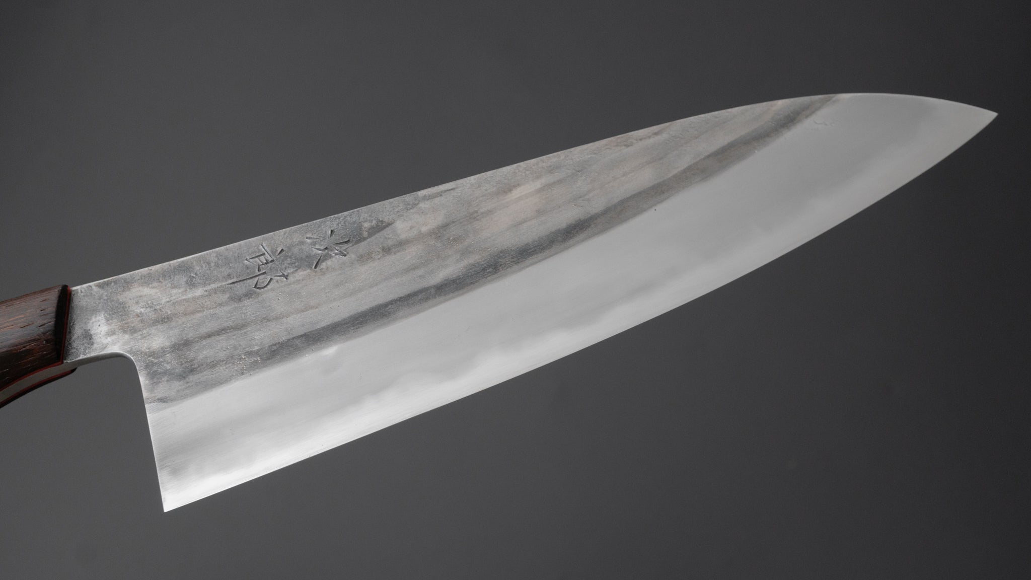 Premium Jiro Tsuchime Yo Gyuto 210mm Japanese Chef Knife with Tagayasan Handle - Professional Kitchen Knife for Sushi, Meat Cutting & Culinary Arts (#502)