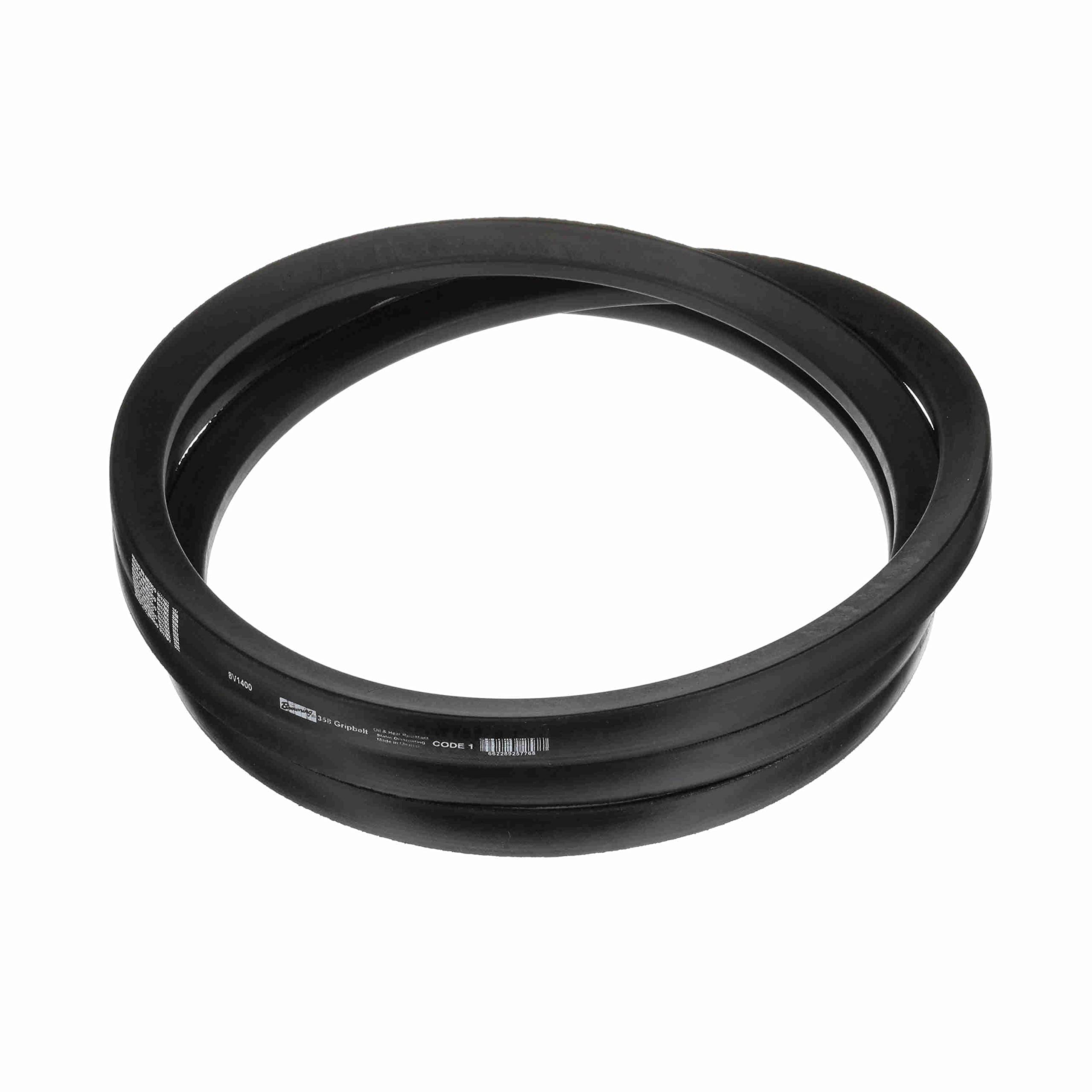8V1400 358 Gripbelt Industrial V-Belt - 8V Section, EPDM Material, 140 Inch Length - Perfect for Heavy-Duty Machinery & Power Transmission Systems