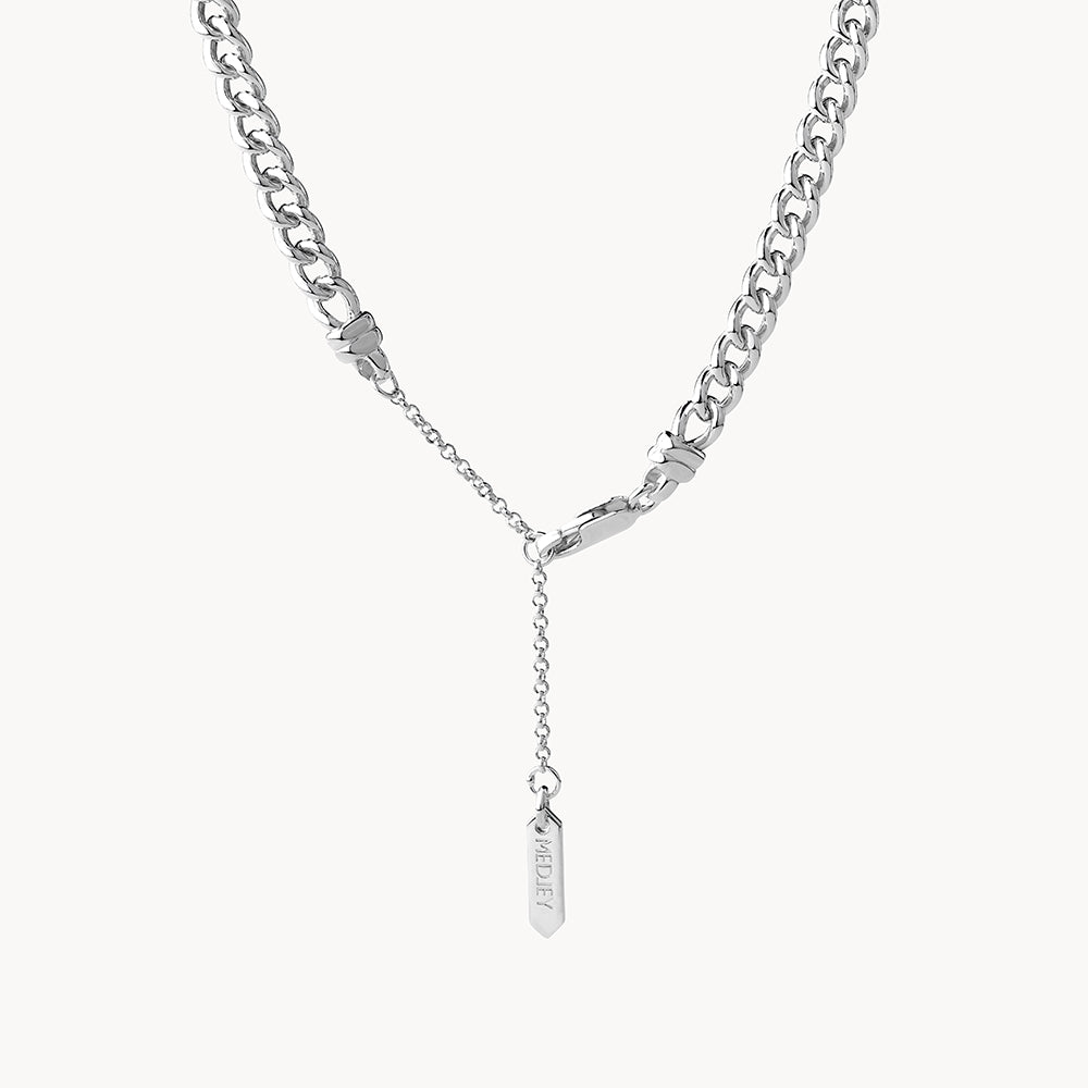 Stylish Silver Curb Chain Necklace for Women - Perfect for Everyday Wear, Layering & Gift Giving