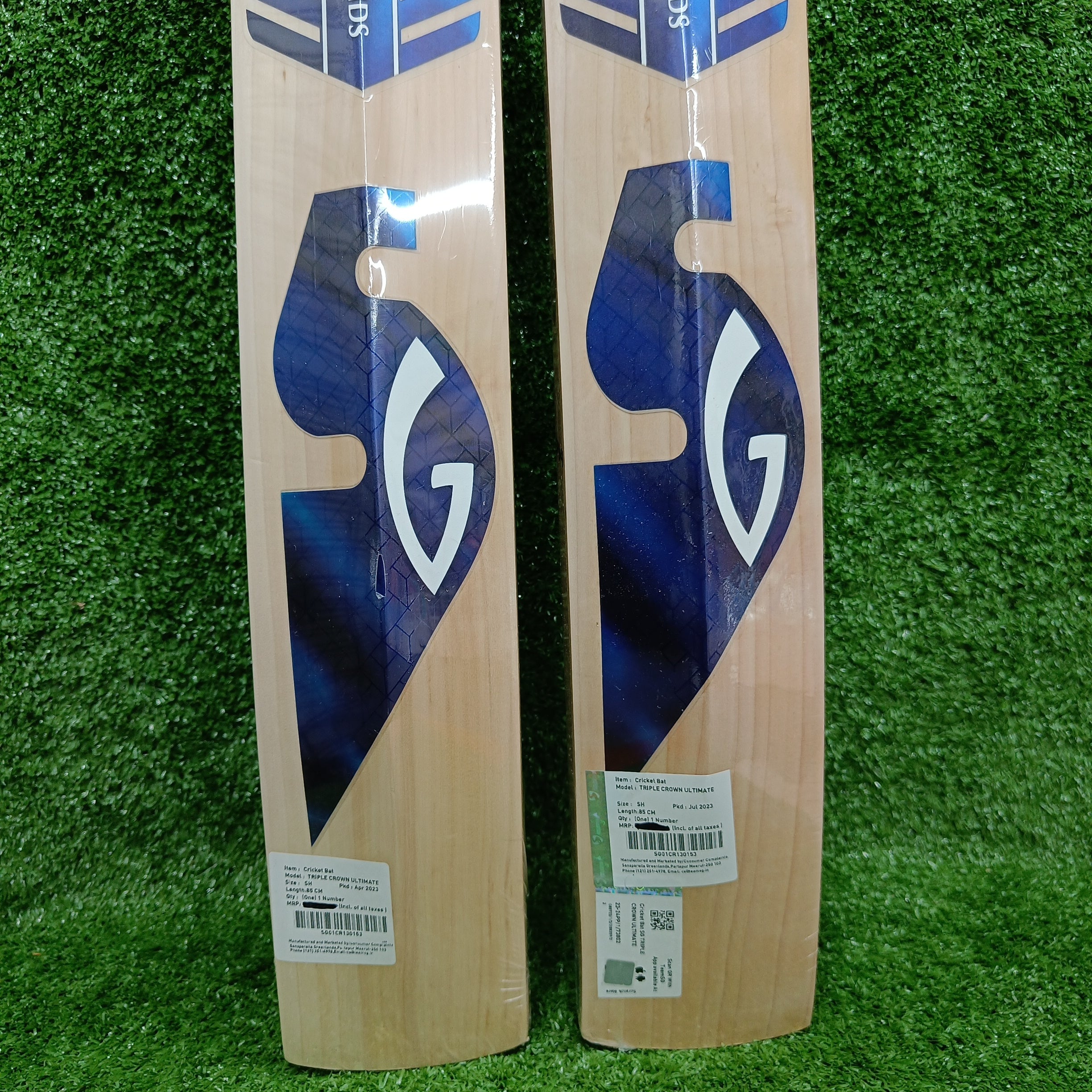 Premium SG Triple Crown Ultimate English Willow Cricket Bat - Professional Grade for Match Play & Training | Perfect for Competitive Cricket & Practice Sessions