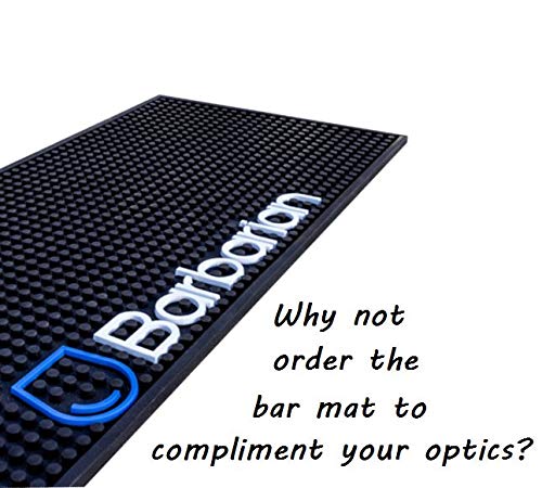Barbarian 4/6 Bottle Rotary Liquor Dispenser with Shot Measure Bracket - Premium Home Bar Accessory for Whiskey, Wine & Spirits | Perfect for Man Cave, Home Bars & Entertaining Guests