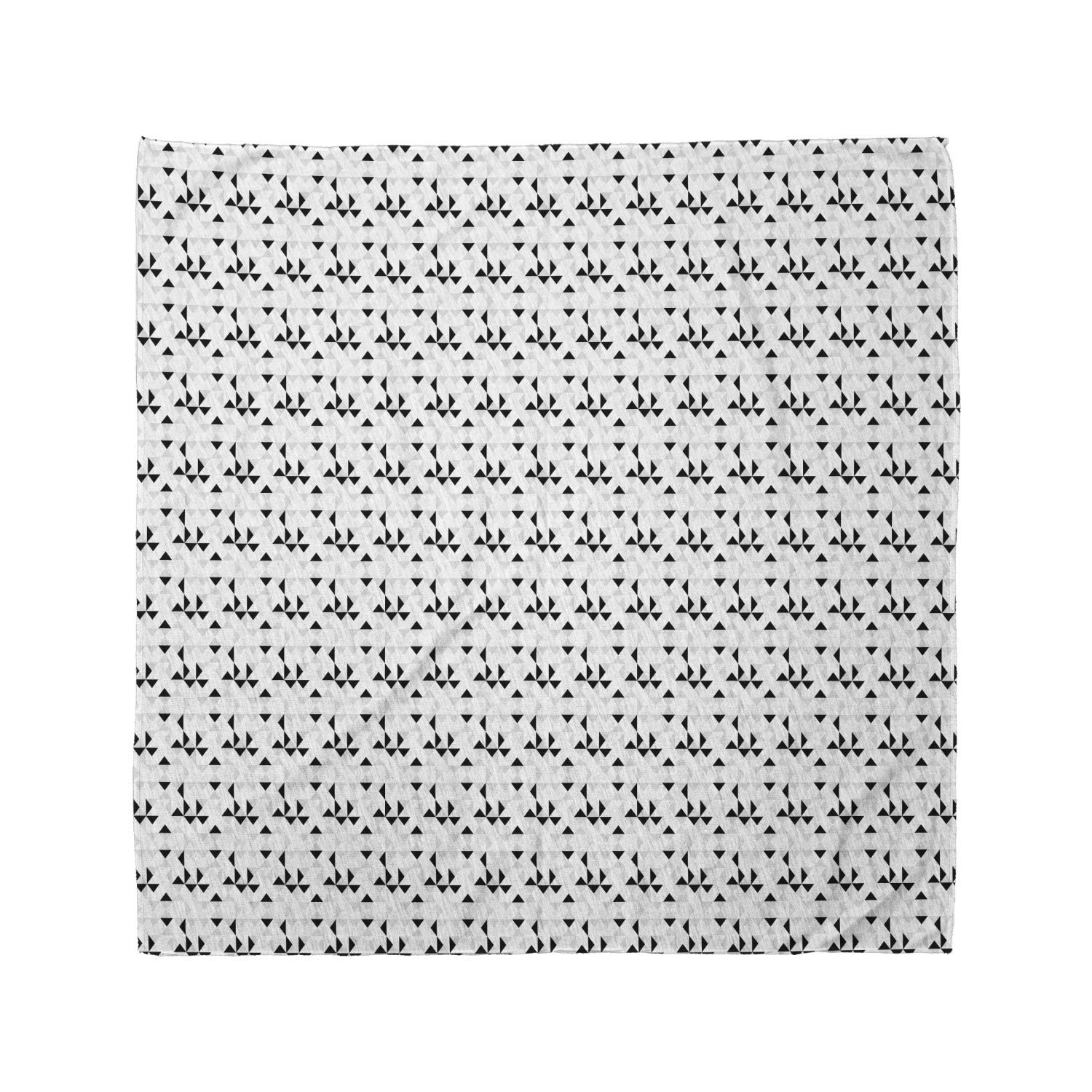Ambesonne Abstract Art Bandana - Stylish Greyscale Mosaic Pattern Unisex Head Scarf & Neck Tie for Men & Women | Perfect for Outdoor Activities, Music Festivals & Fashion Accessories