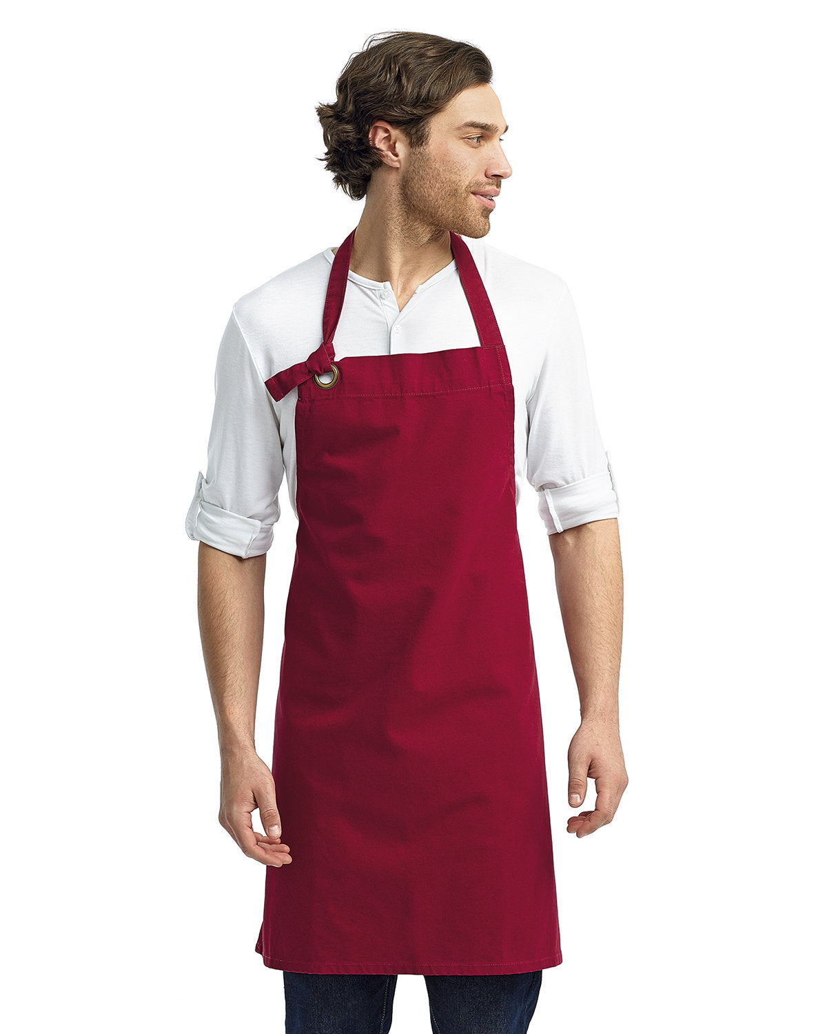 Reprime RP130 Heavy Duty Cotton Canvas Bib Apron for Cooking, Grilling & DIY - Unisex Artisan Collection for Chefs & Crafters