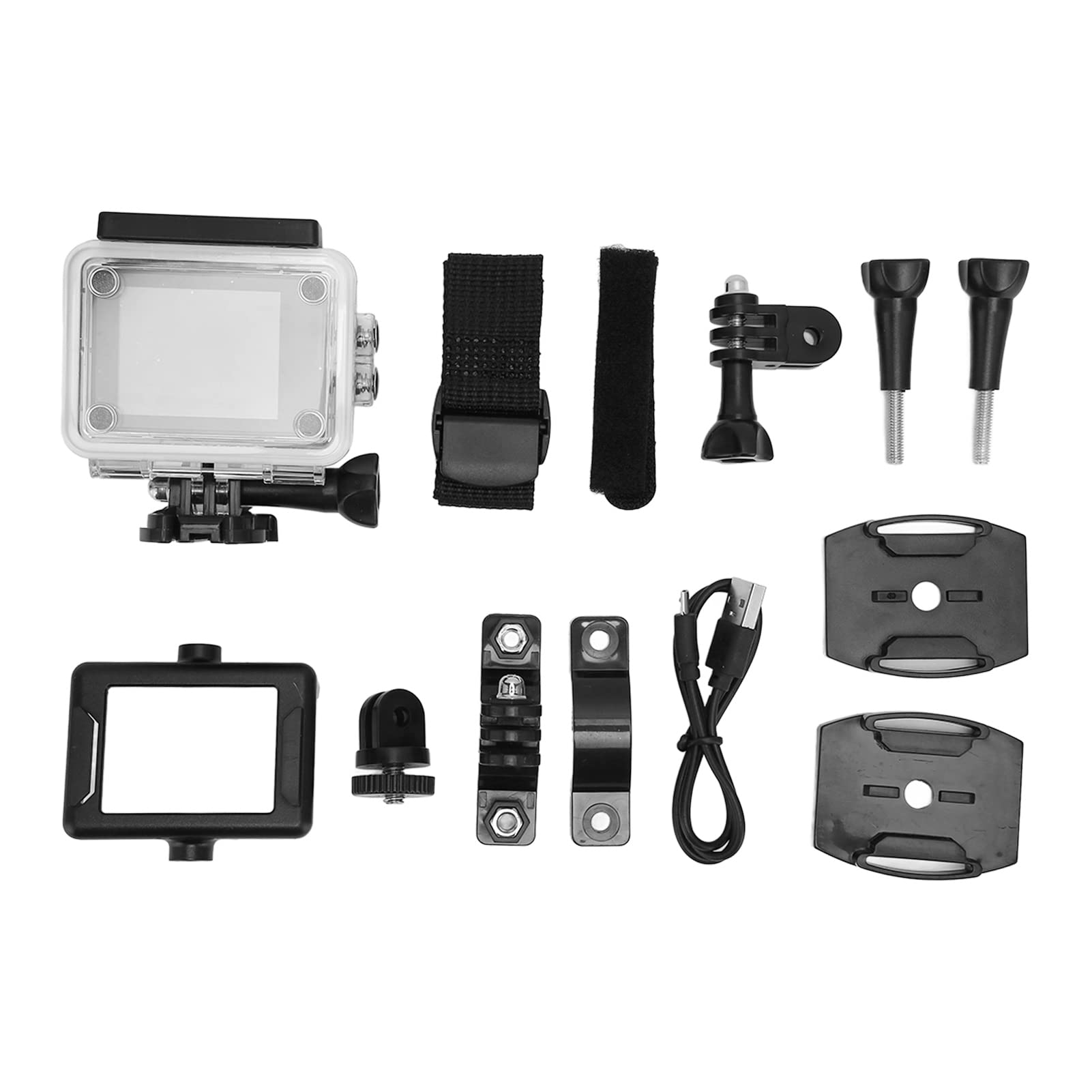 4K Waterproof Action Camera with WiFi - HD Underwater Sports Camera for Diving & Surfing
