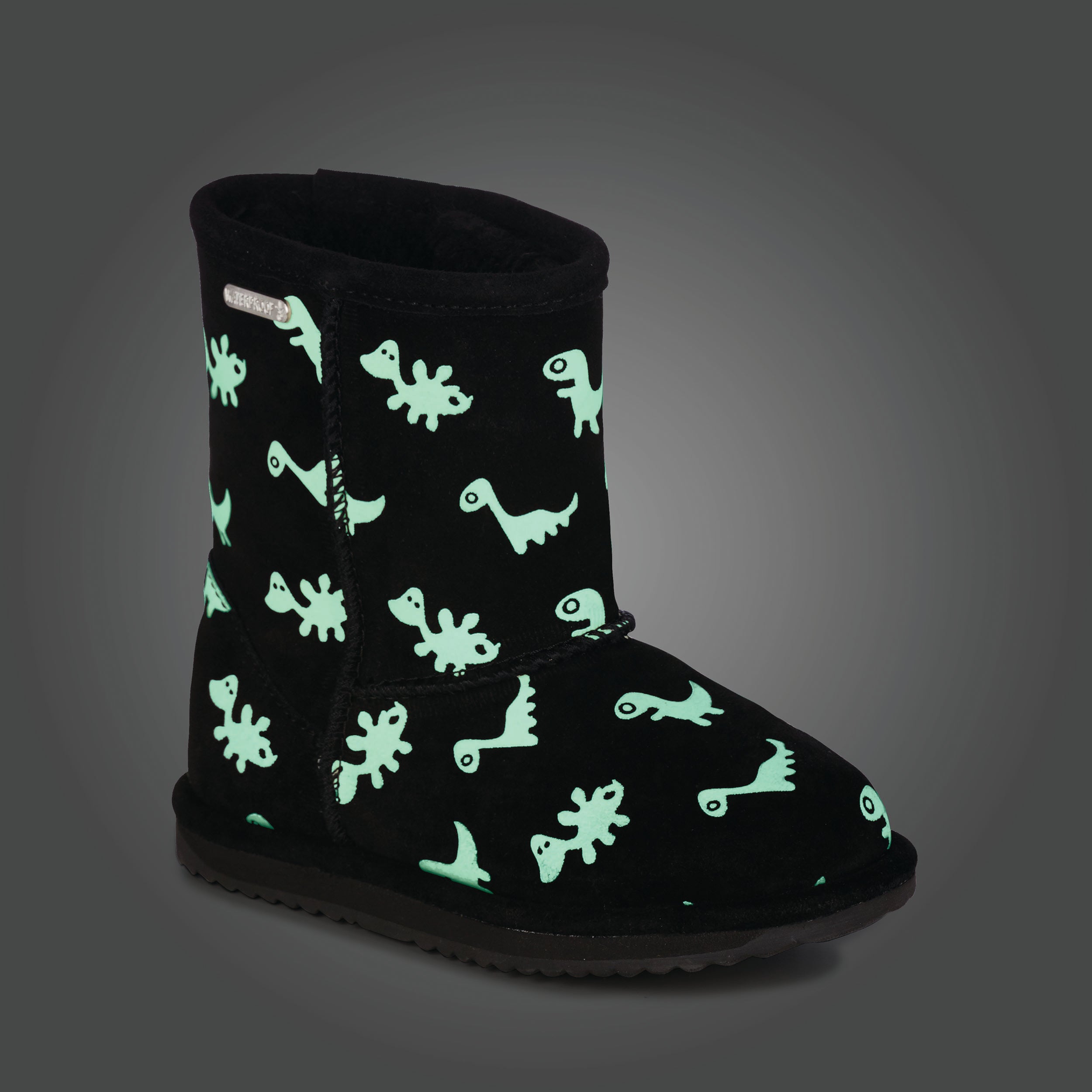 EMU Dino Brumby Youth Boots - Waterproof Winter Snow Boots for Kids & Teens - Warm Fur Lined Ankle Booties for Boys & Girls - Perfect for School, Outdoor Play & Cold Weather Adventures