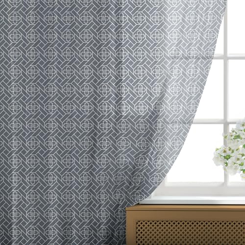 Charcoal Grey Dark Blue White