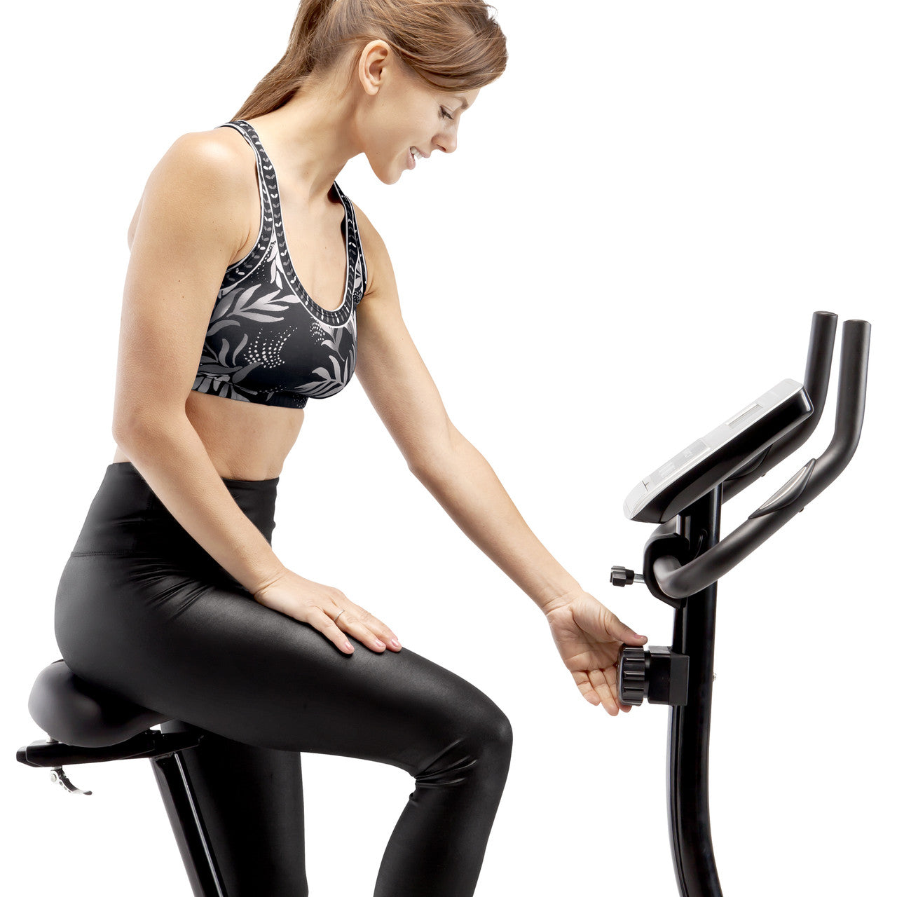 Marcy ME 1016U Magnetic Upright Exercise Bike - Home Gym Cardio Equipment for Indoor Cycling Workouts | Perfect for Home Fitness, Weight Loss & Low-Impact Training