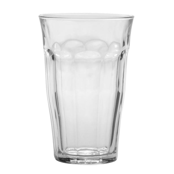 Duralex Picardie Tempered Glass Set - 6-Piece Shatterproof Drinking Glasses for Water, Juice & Wine - Perfect for Home, Restaurant & Outdoor Use