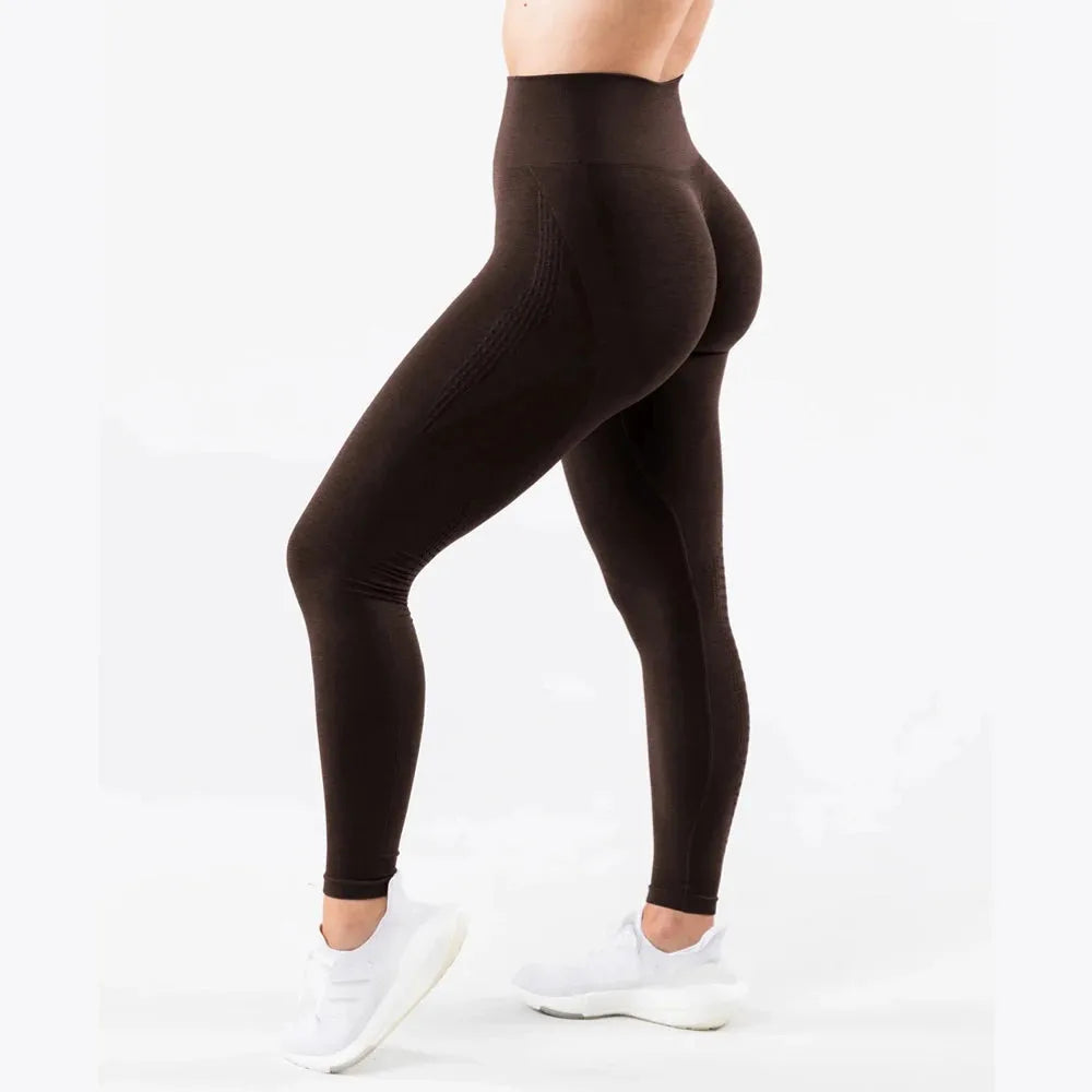 Amplify Contour Seamless Scrunch Leggings for Women - High Waisted Push Up Yoga Pants, Gym Workout Tights & Fitness Sportswear | Perfect for Yoga, Running, Gym Training & Casual Wear