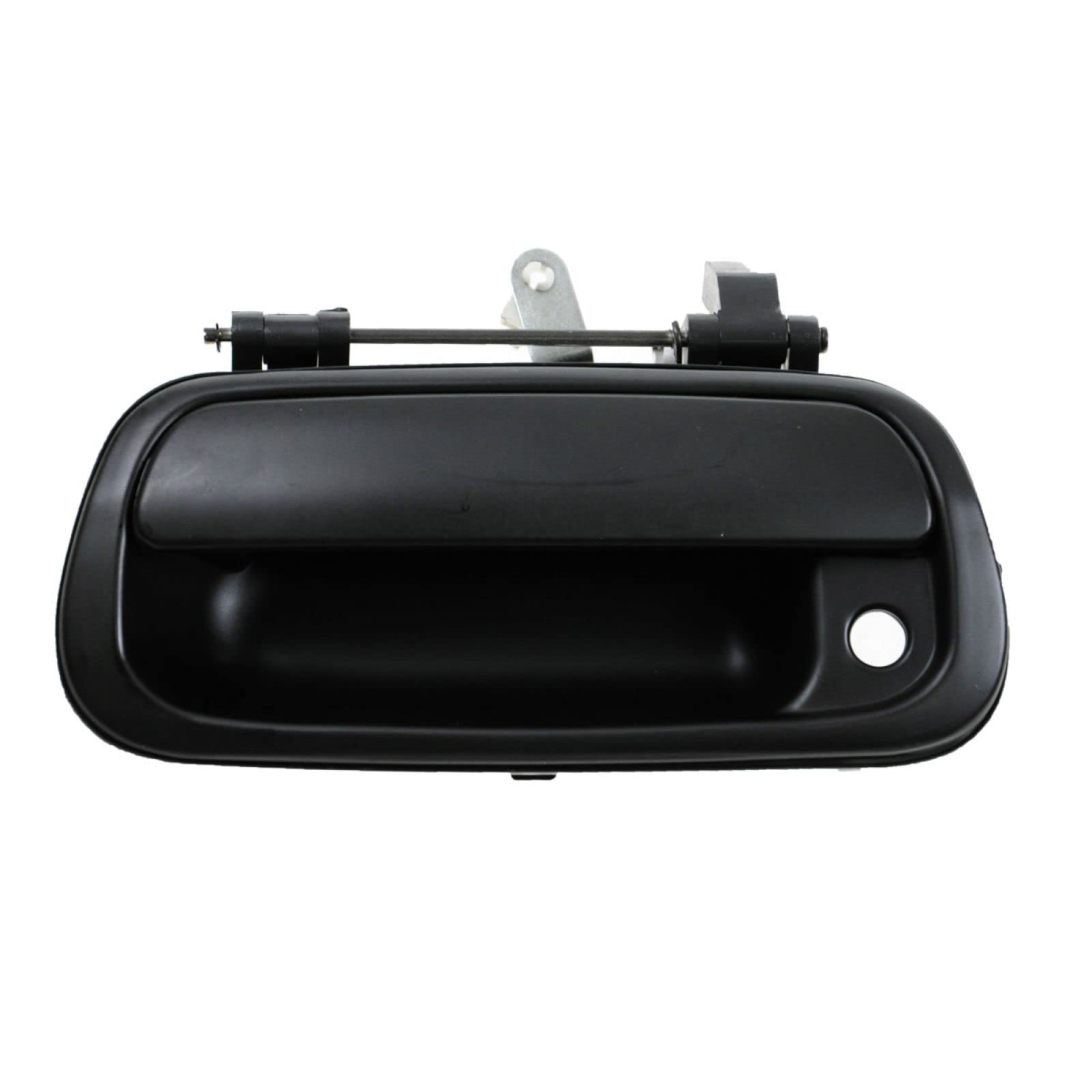 Smooth Black Tailgate Handle with Lock for 2000-2006 Toyota Tundra Pickup Truck - Durable Replacement Part for Secure Cargo Access