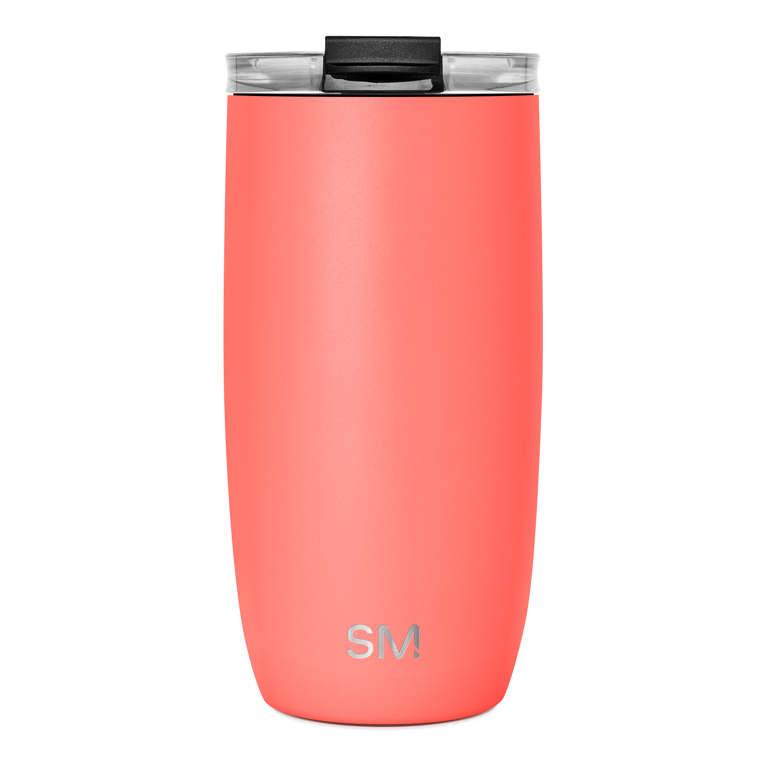 Voyager Insulated Tumbler with Clear Flip Lid & Straw - 20oz Leakproof Stainless Steel Travel Mug for Hot & Cold Drinks - Perfect for Office, Gym, Hiking and Outdoor Activities