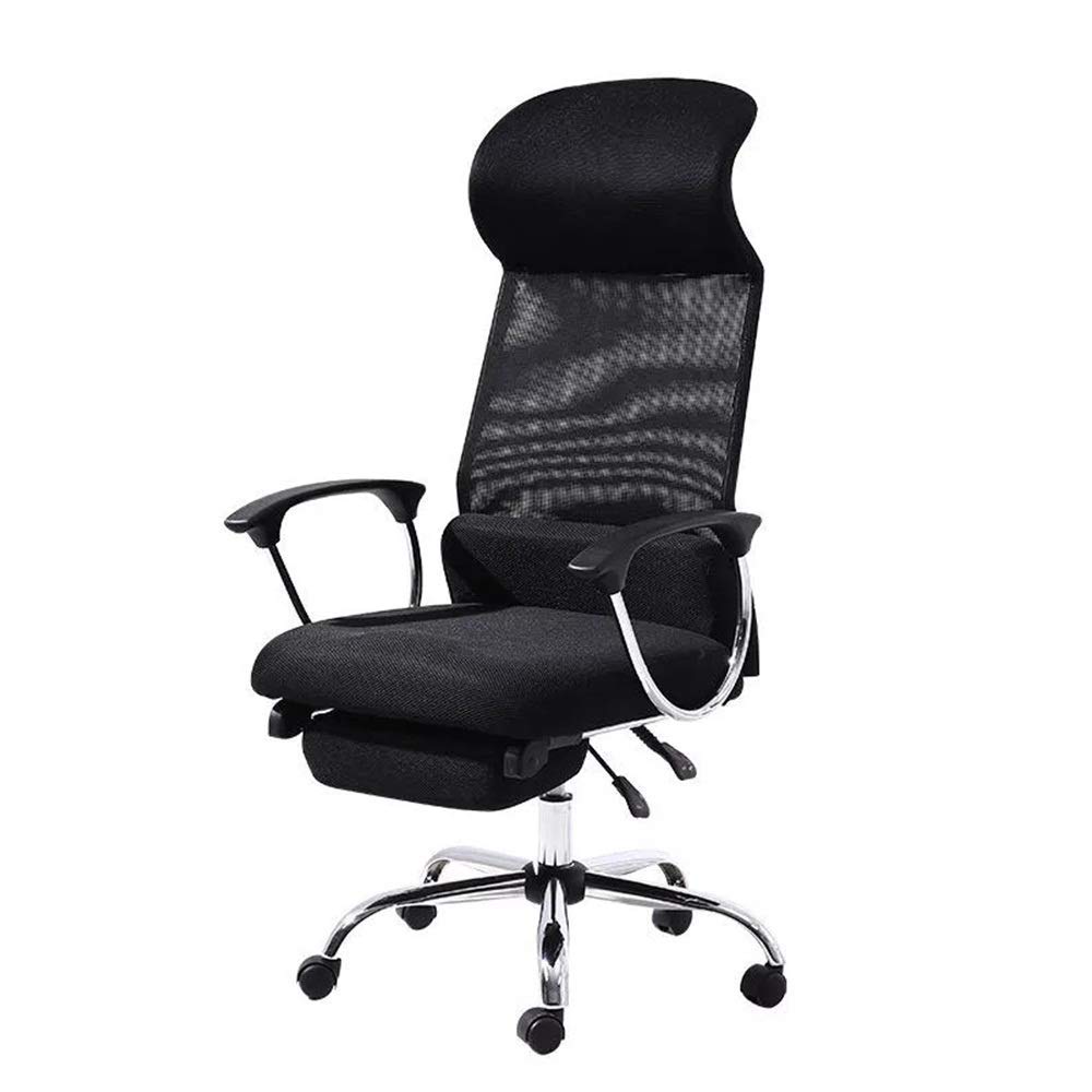 Ergonomic Office Chair with Lumbar Support - Adjustable Reclining, Swivel & Height-Adjustable Mesh Computer Desk Chair for Home & Office Use - Perfect for Long Hours of Work, Gaming, or Studying