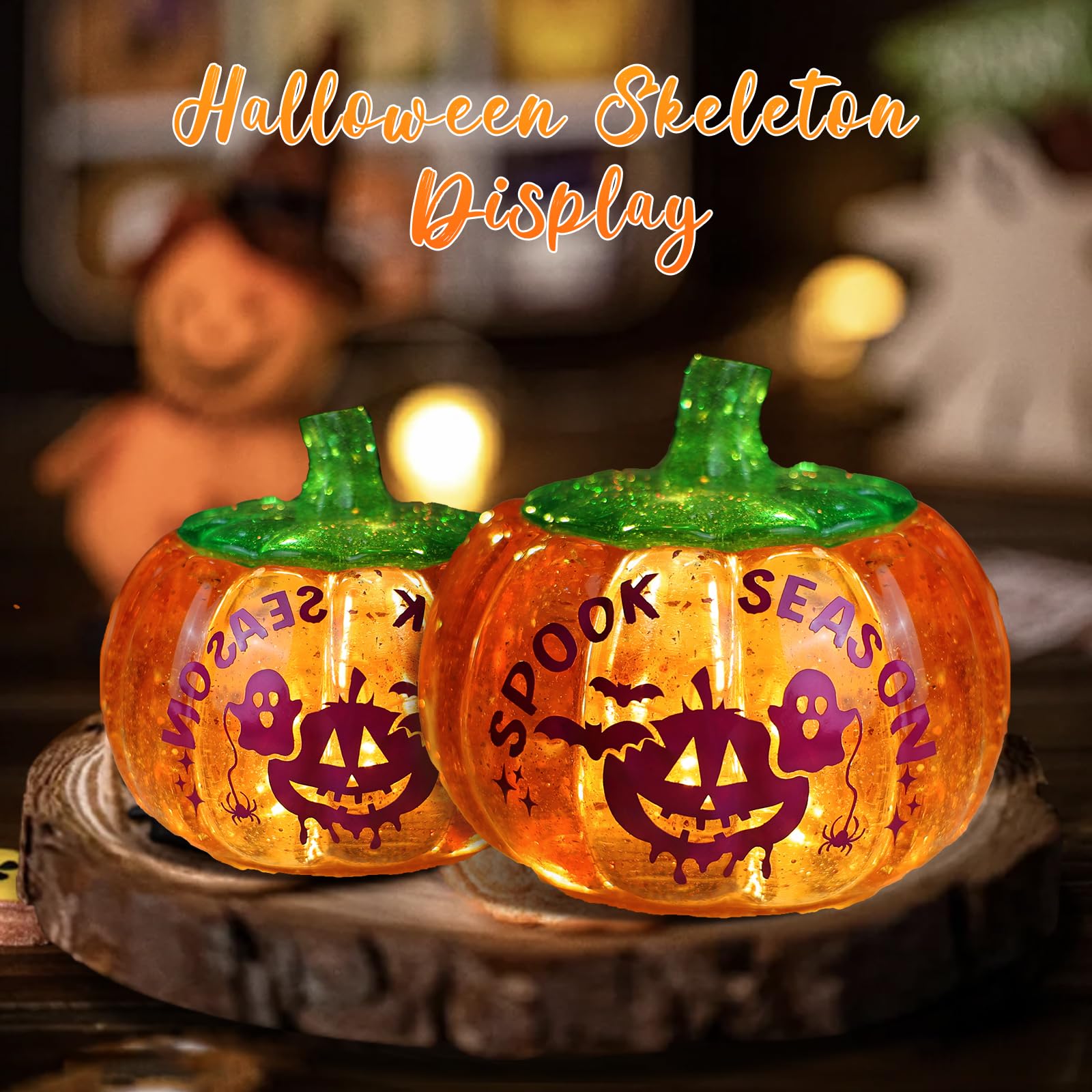 LET'S RESIN Pumpkin Jar Silicone Molds for Resin Art - Halloween & Autumn Decor, Storage Box for Candles, Jewelry, Trinkets - Perfect for DIY Crafts, Home Decor, and Holiday Gifts