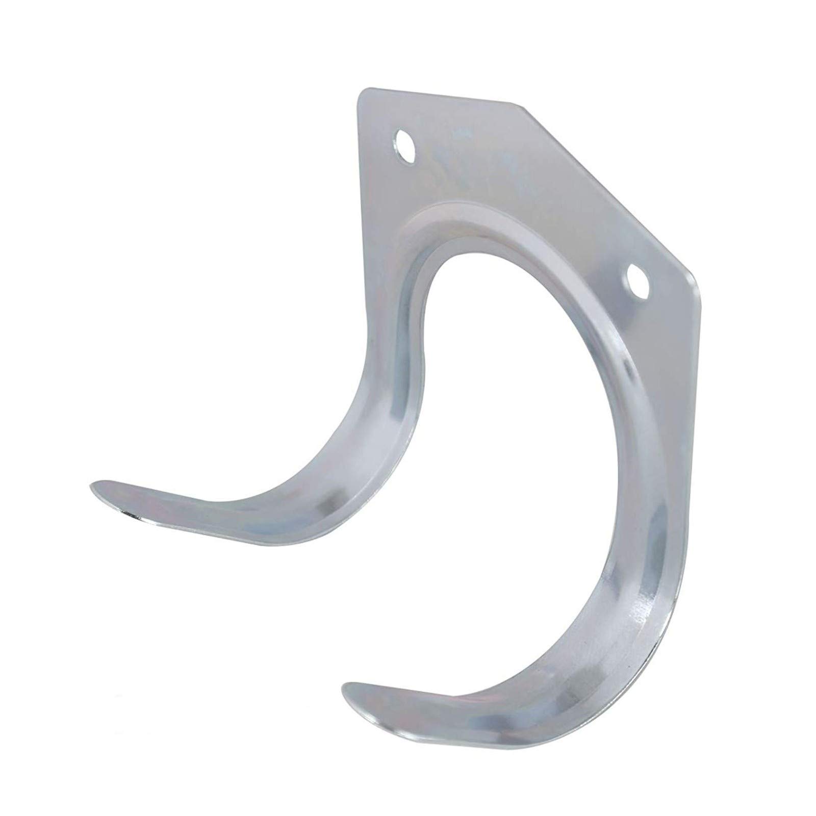 5-Pack Heavy Duty Galvanized Metal Utility Hooks for Organizing Garden Tools, Garage, Shed & Home Storage - Rustproof & Durable for Outdoor & Indoor Use