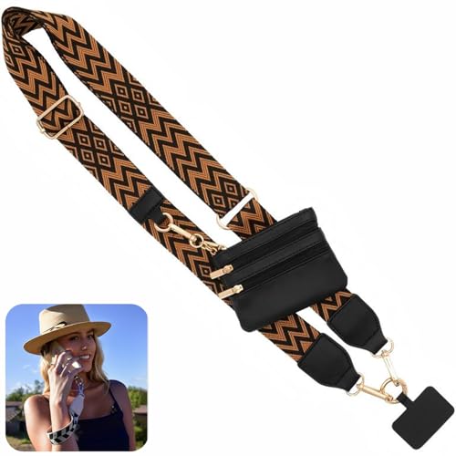 1pc:brown & Black Pattern