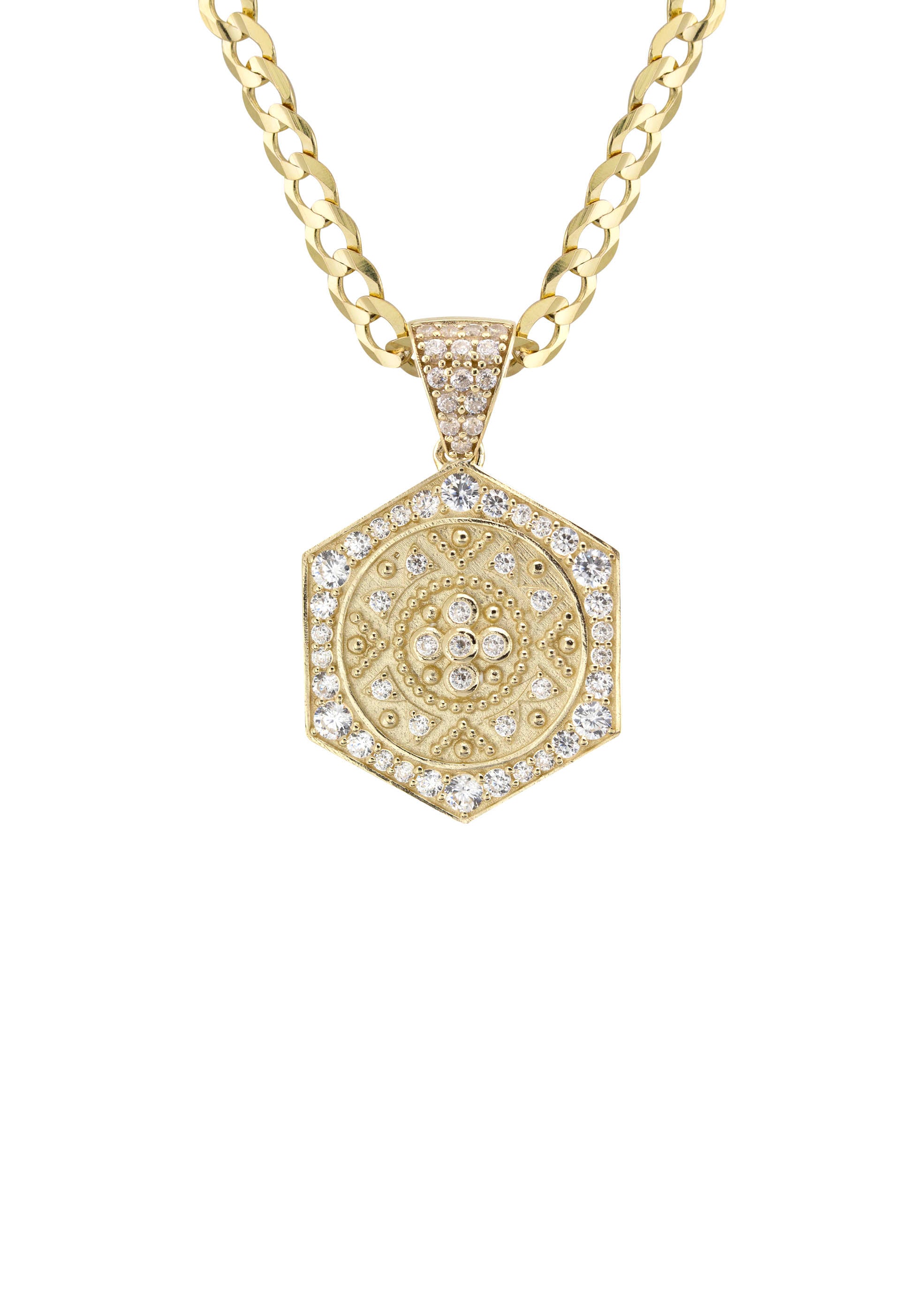 10K Yellow Gold Necklace for Women - 2.4mm Wide, 9.4 Grams Solid Gold Chain - Perfect for Everyday Wear, Gifts & Special Occasions