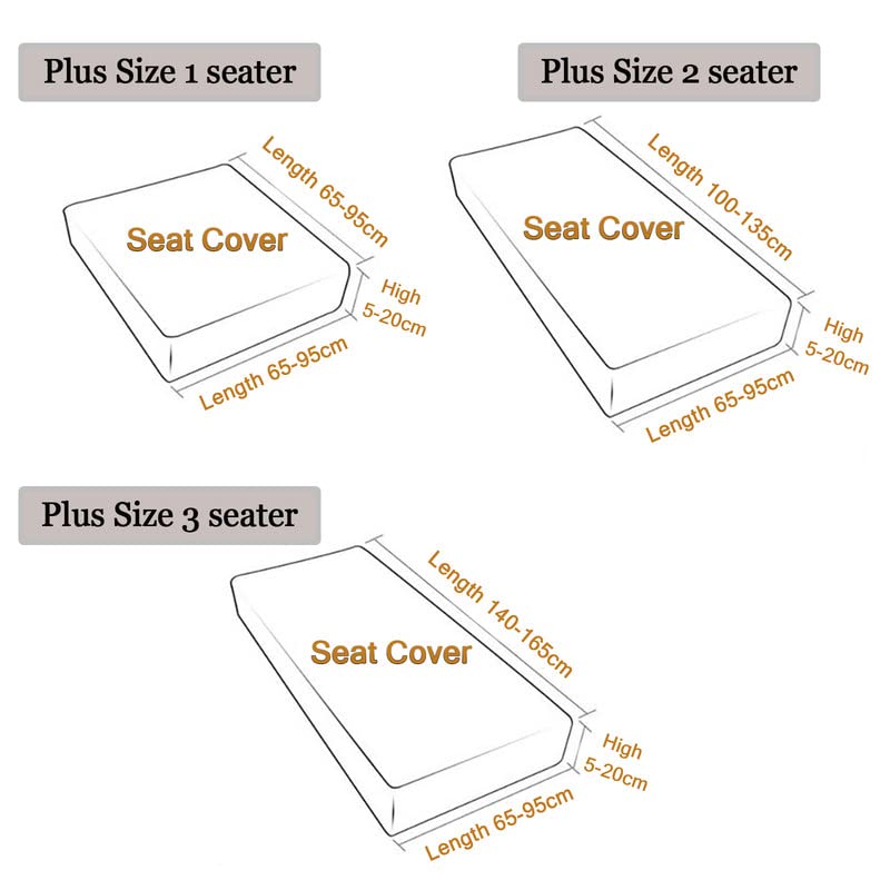 Premium Soft Velvet Stretch Sofa Cushion Cover - Anti-Slip Furniture Protector for Sectional, L-Shaped & Regular Couches (Grey, Medium Back Cover) | Home Decor, Living Room Upgrade, Pet-Friendly Sofa Protection